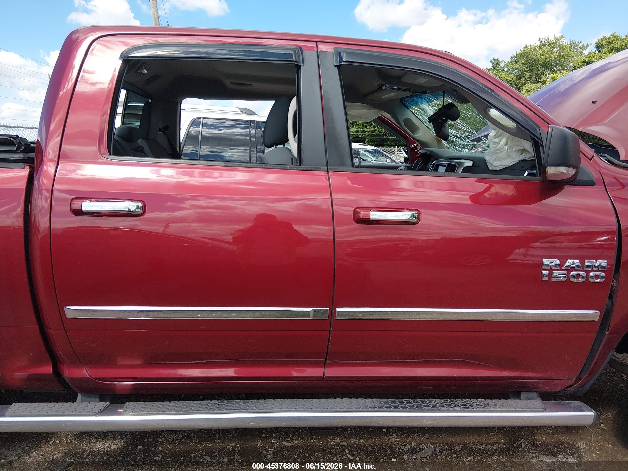 2014 Ram 1500 Big Horn Red vin: 1C6RR7LG5ES450101