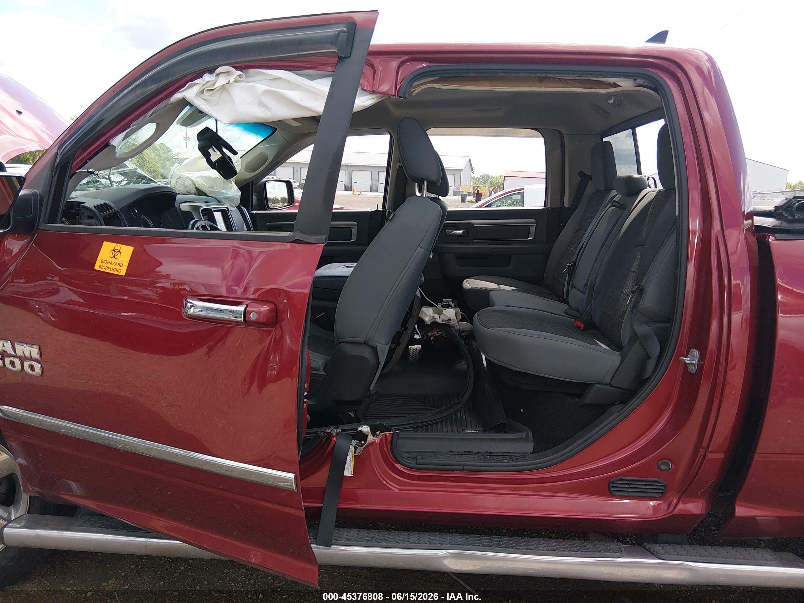 2014 Ram 1500 Big Horn Red vin: 1C6RR7LG5ES450101