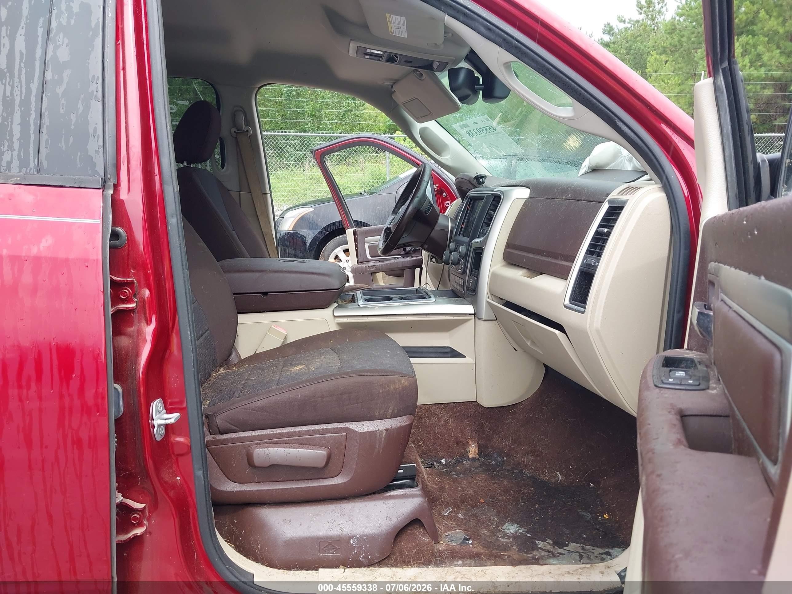 2014 Ram 1500 Big Horn Red vin: 1C6RR7LG5ES461874