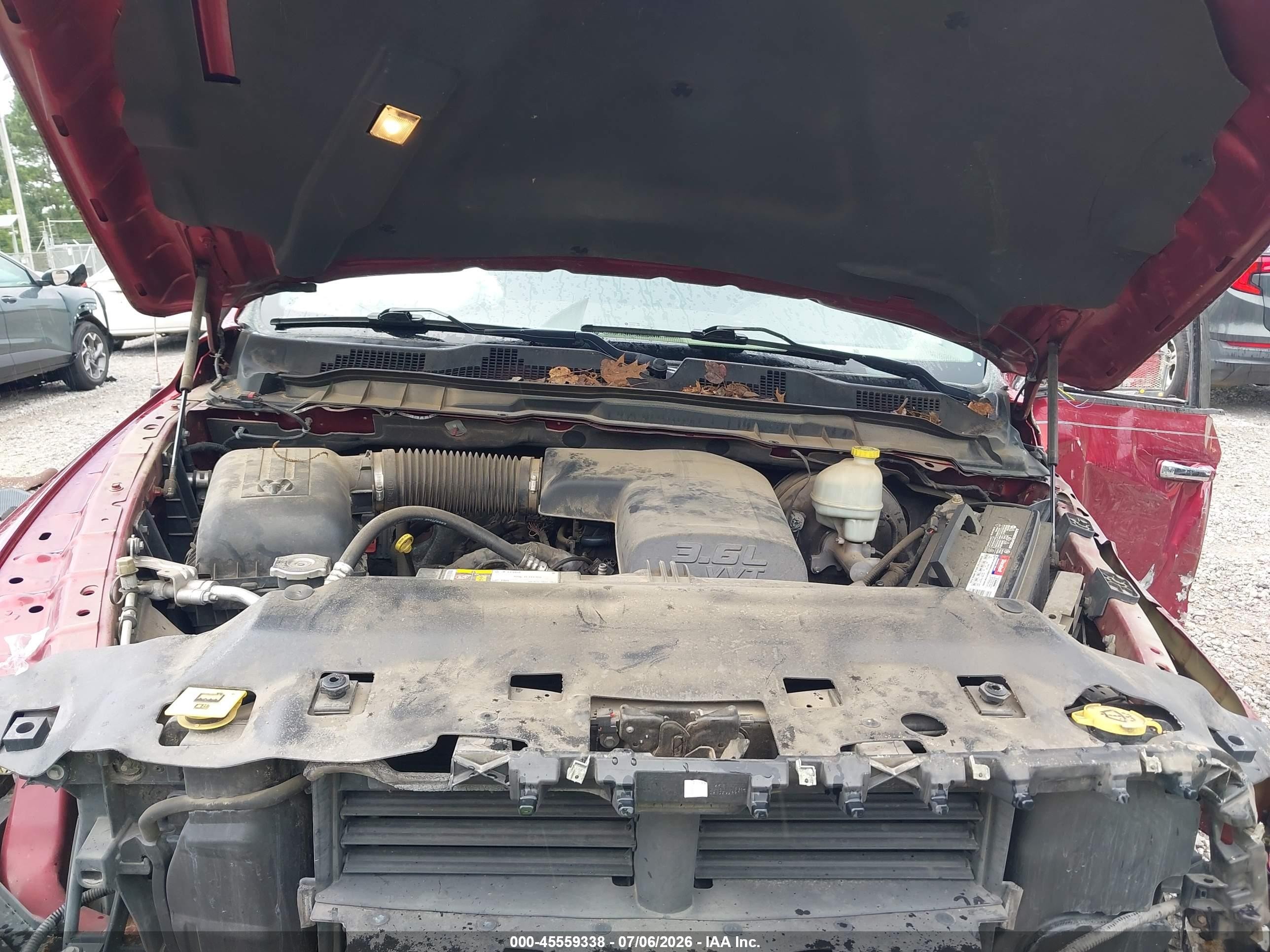 2014 Ram 1500 Big Horn Red vin: 1C6RR7LG5ES461874