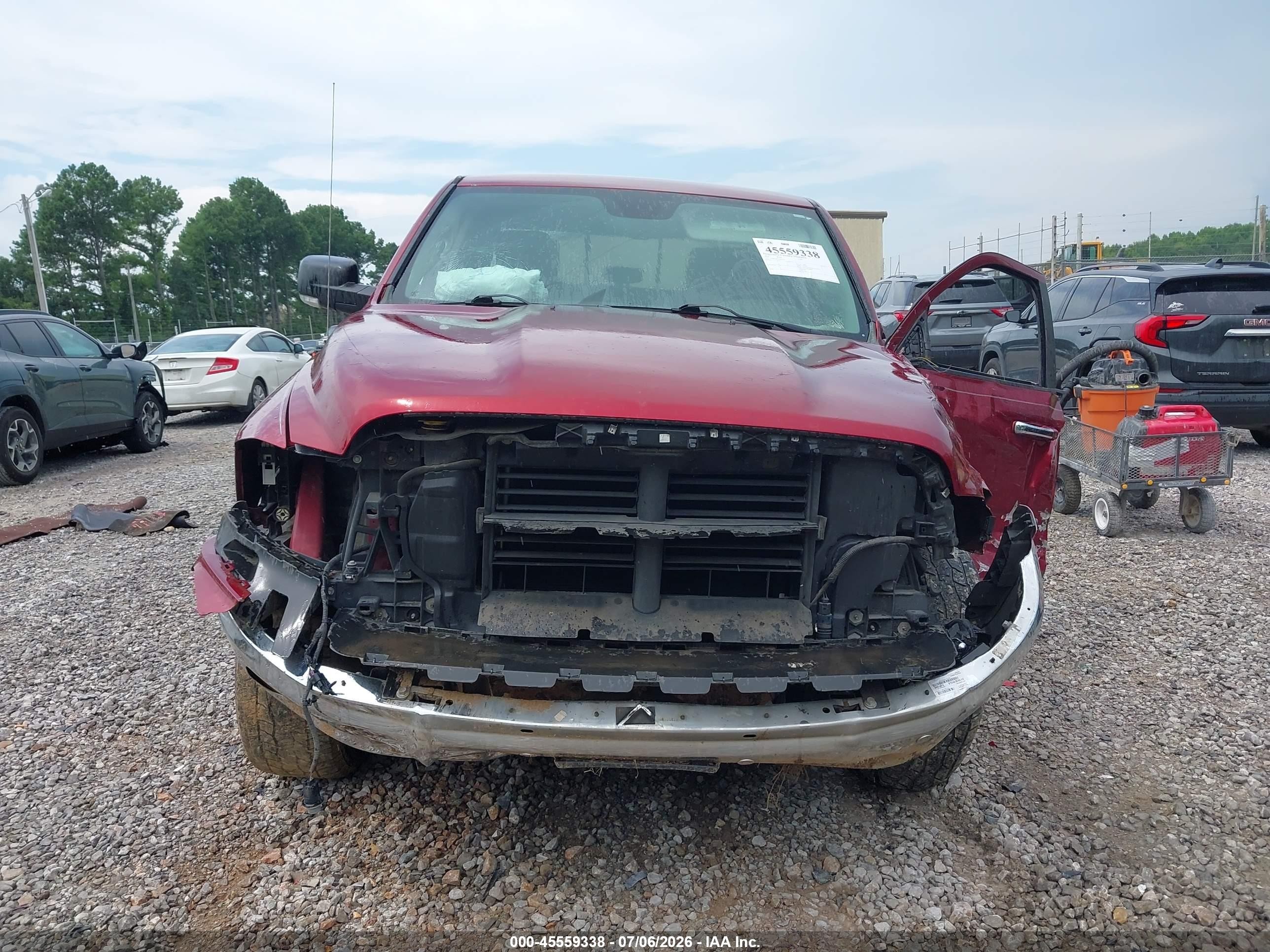 2014 Ram 1500 Big Horn Red vin: 1C6RR7LG5ES461874