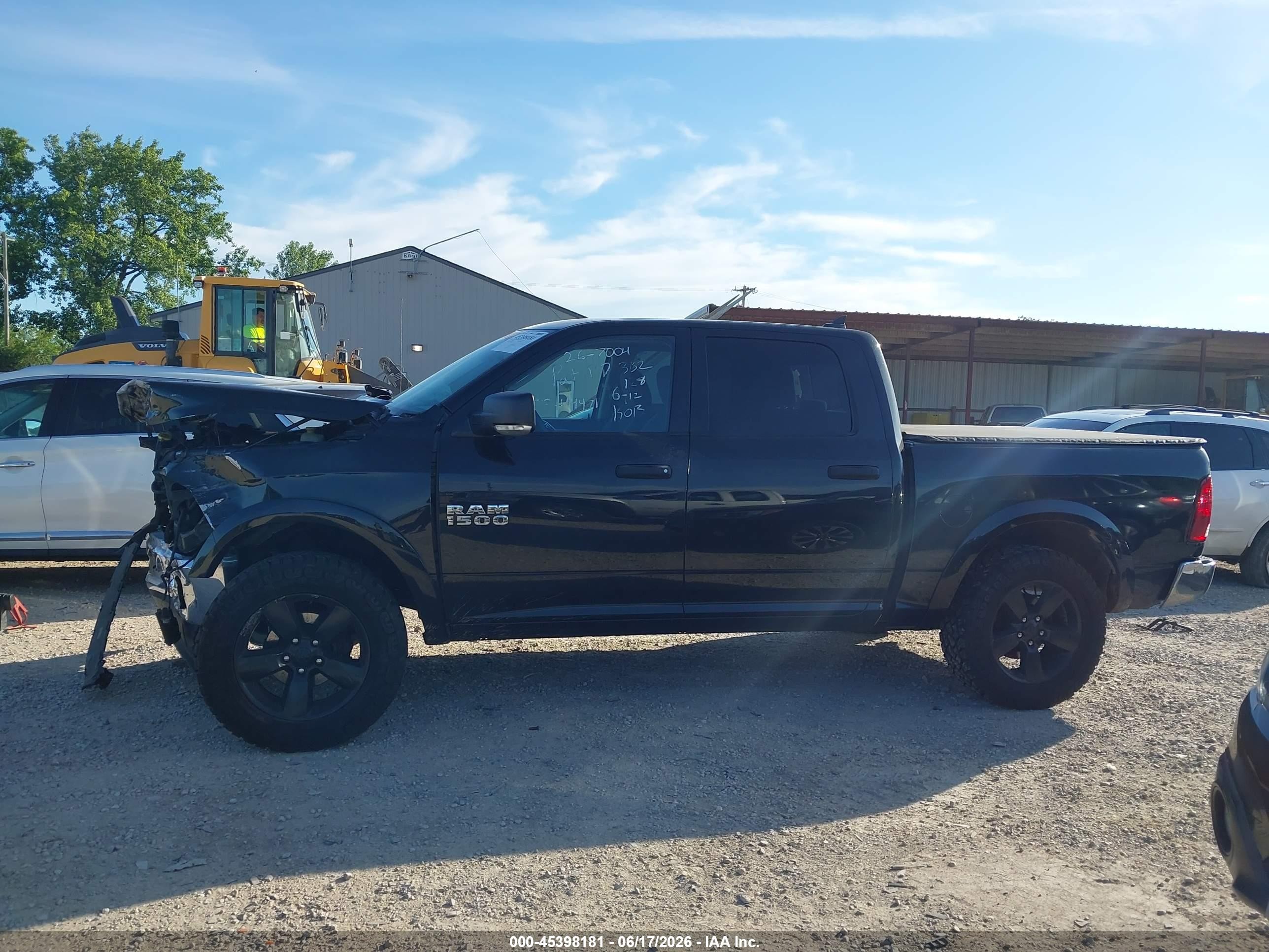 2015 Ram 1500 Outdoorsman Black vin: 1C6RR7LG5FS626484