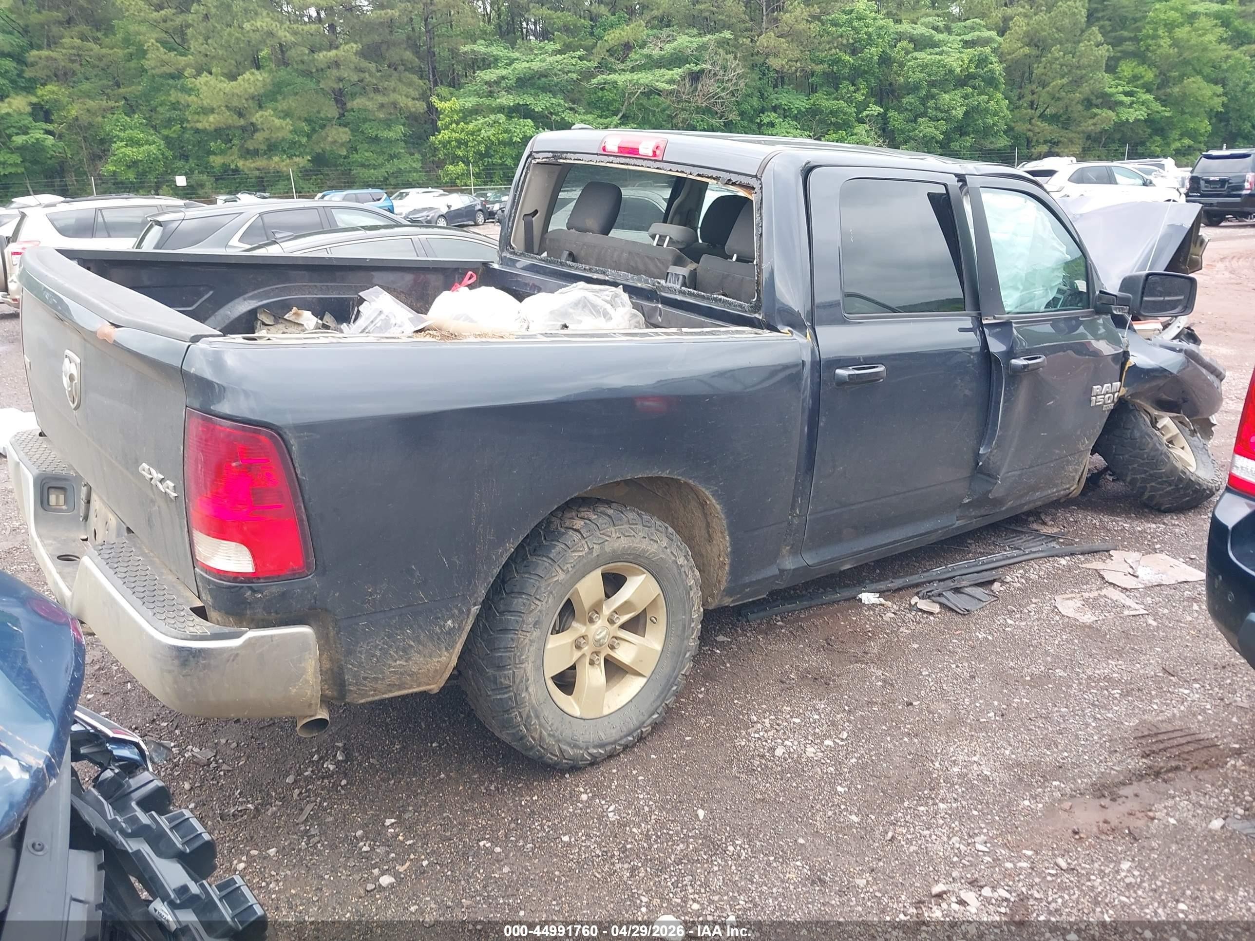 2021 Ram 1500 Classic Slt  4x4 5'7 Box Gray vin: 1C6RR7LG5MS581429