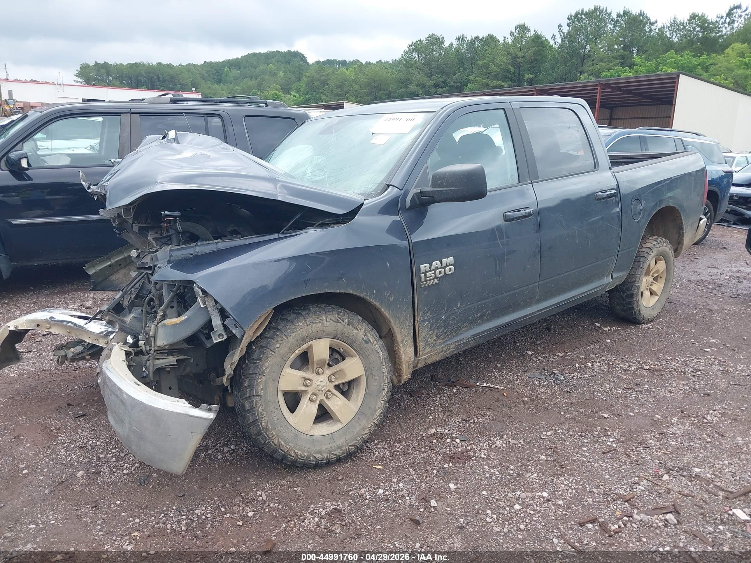 2021 Ram 1500 Classic Slt  4x4 5'7 Box Gray vin: 1C6RR7LG5MS581429