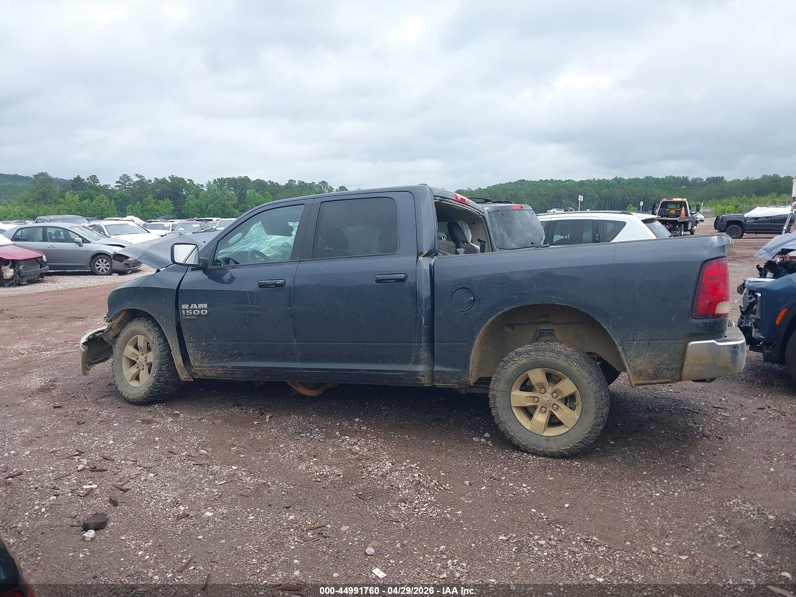 2021 Ram 1500 Classic Slt  4x4 5'7 Box Gray vin: 1C6RR7LG5MS581429