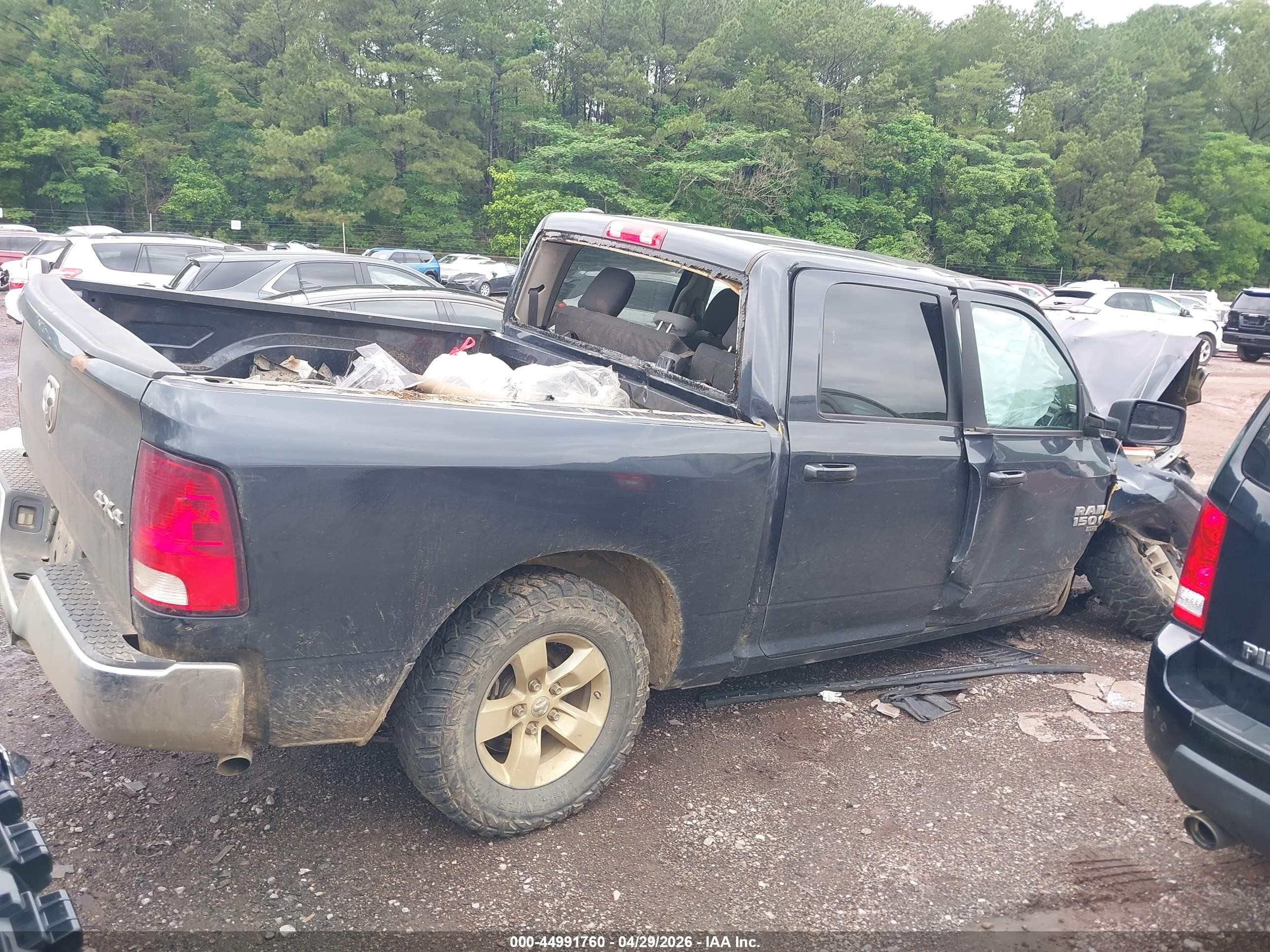 2021 Ram 1500 Classic Slt  4x4 5'7 Box Gray vin: 1C6RR7LG5MS581429