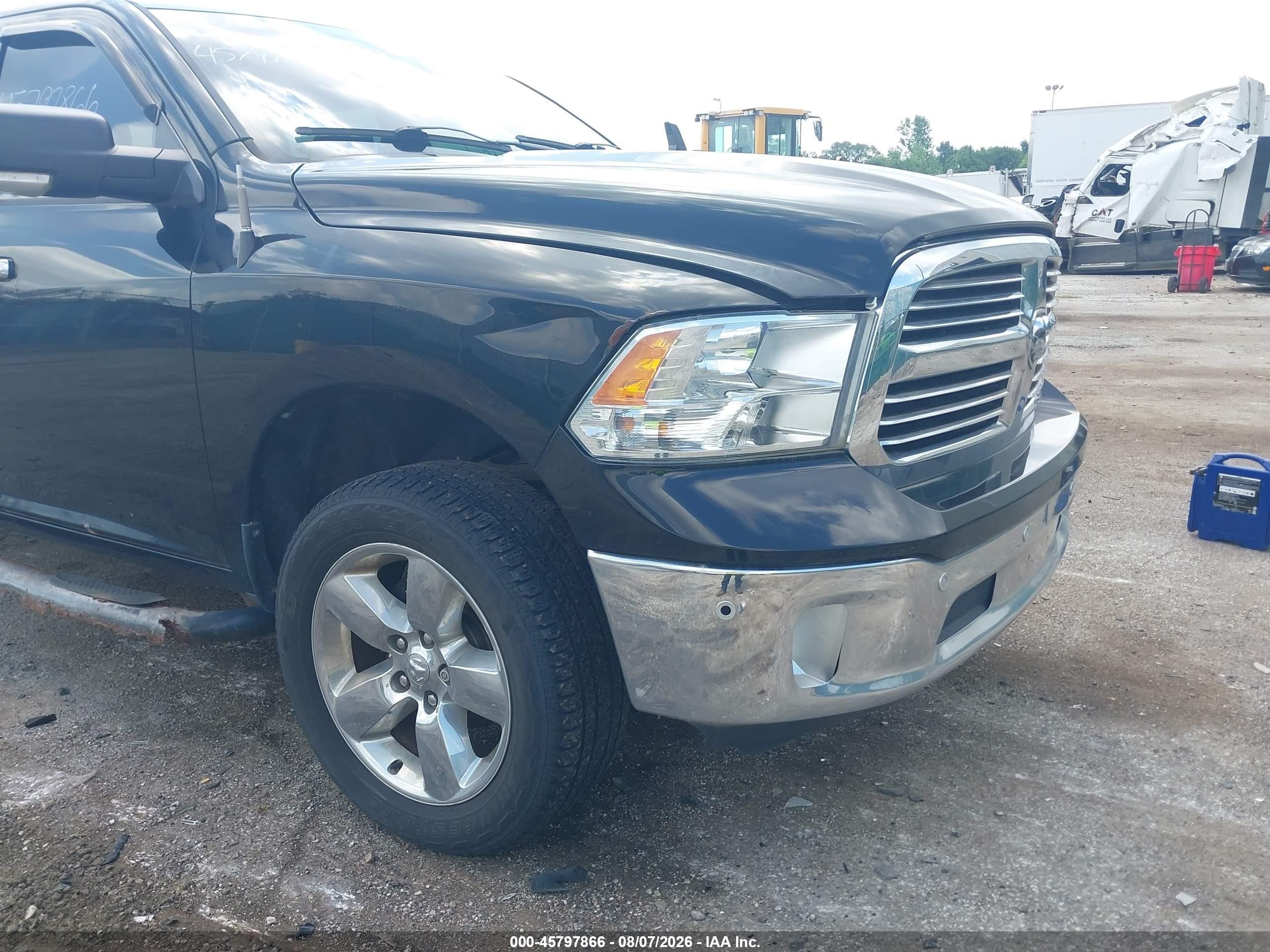 2014 Ram 1500 Big Horn Black vin: 1C6RR7LG6ES380804