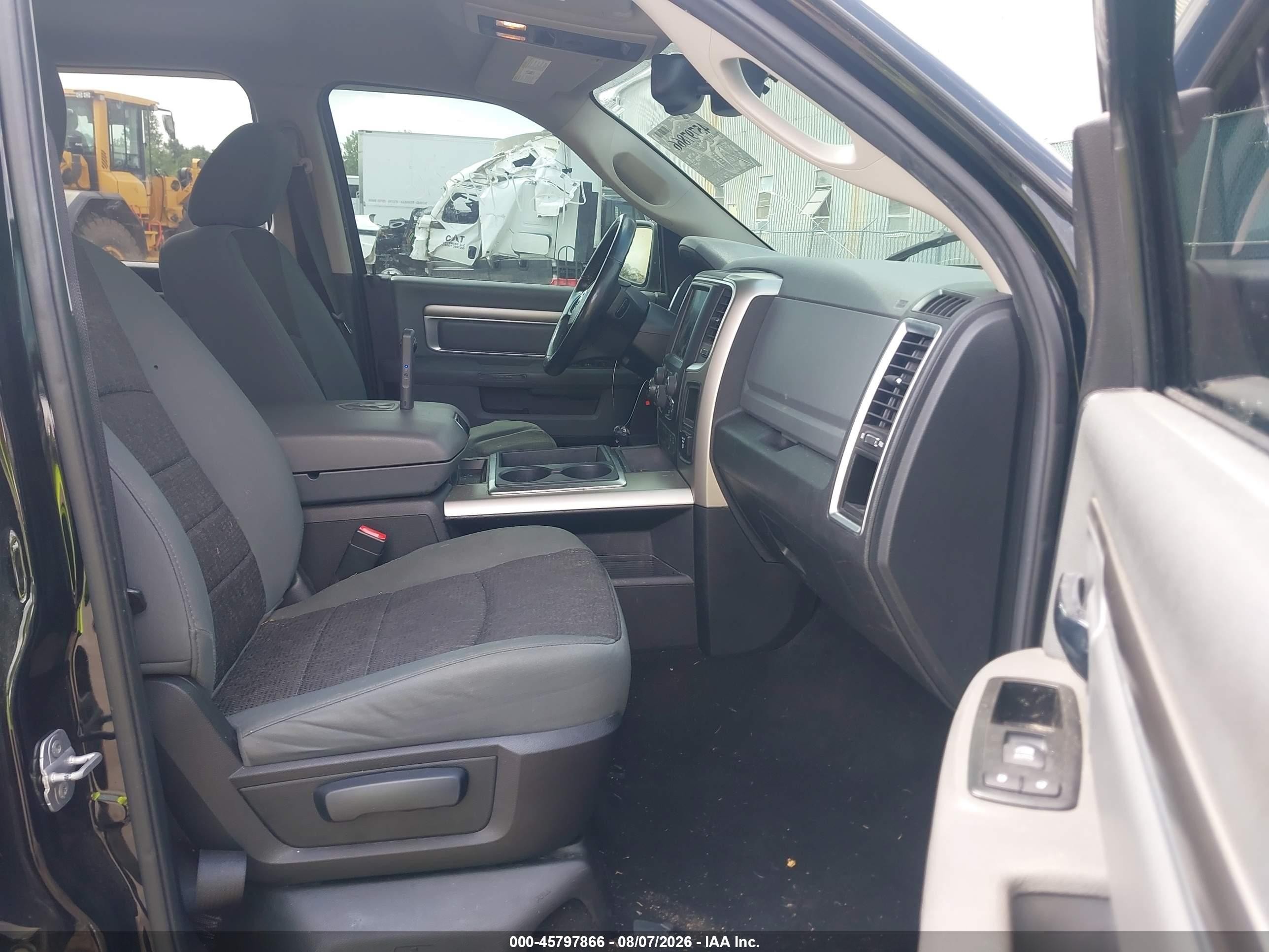 2014 Ram 1500 Big Horn Black vin: 1C6RR7LG6ES380804