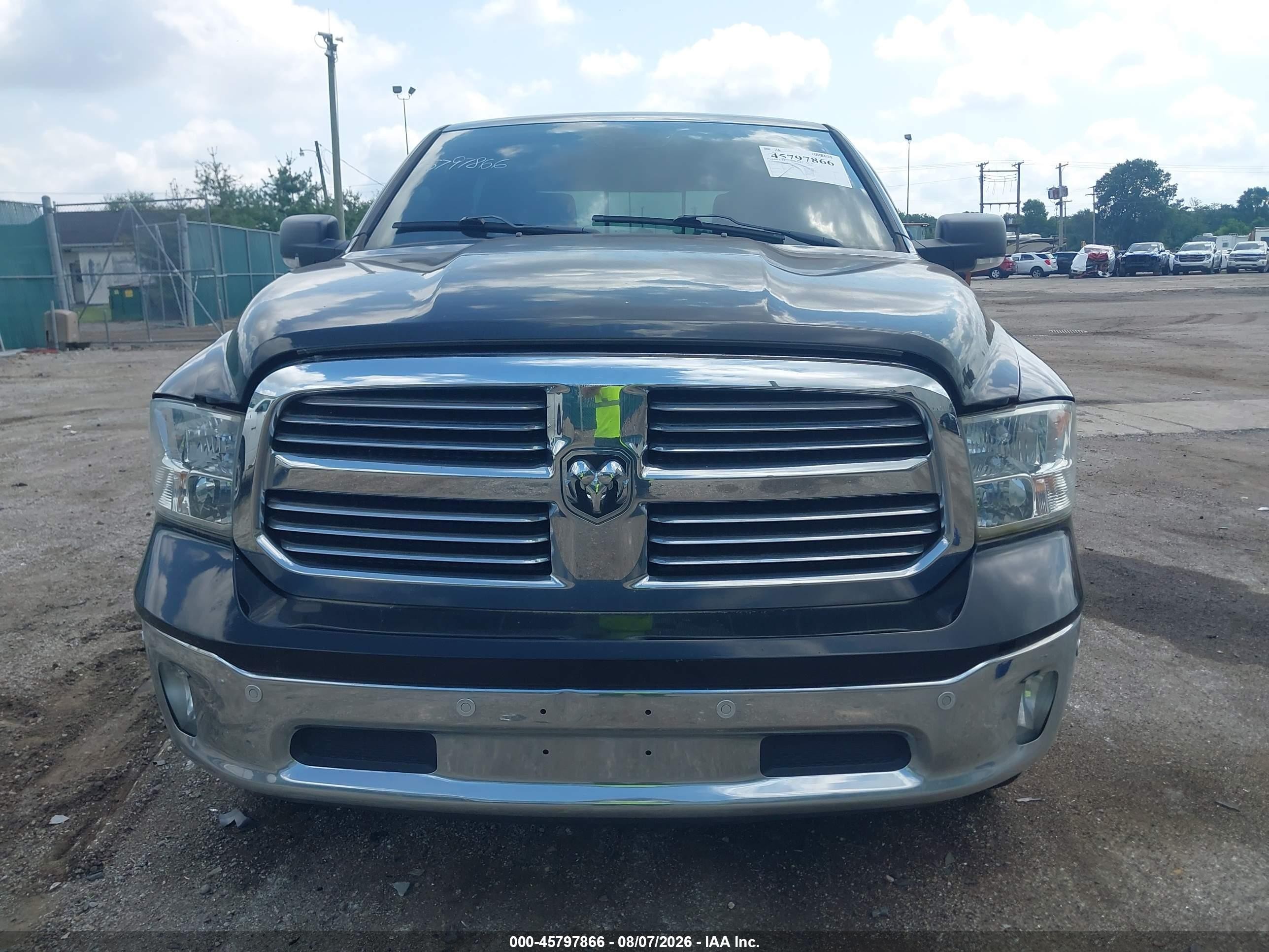 2014 Ram 1500 Big Horn Black vin: 1C6RR7LG6ES380804
