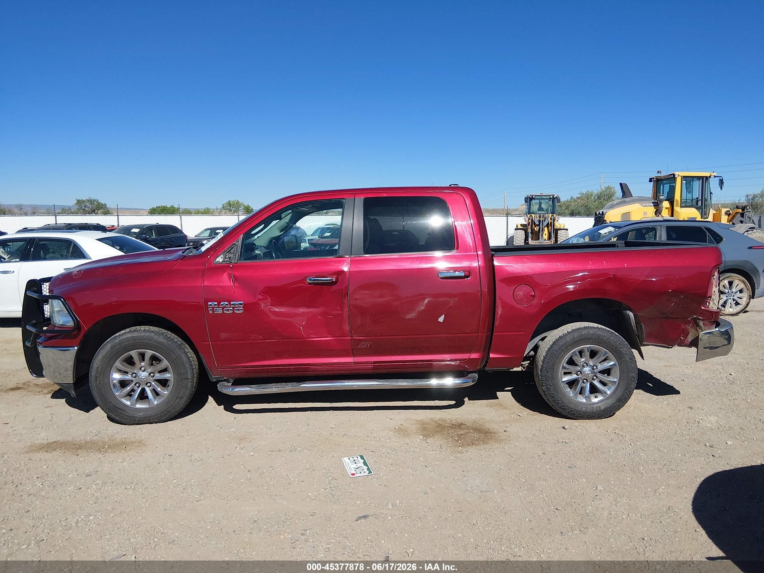 2013 Ram 1500 Slt Red vin: 1C6RR7LG7DS682469