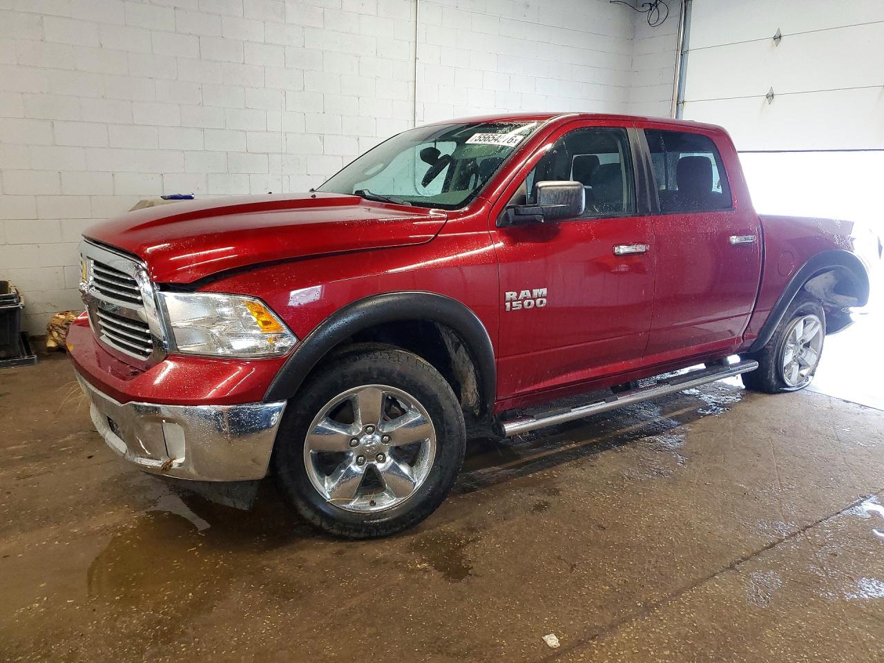 2014 Ram 1500 Slt Red vin: 1C6RR7LG7ES159079