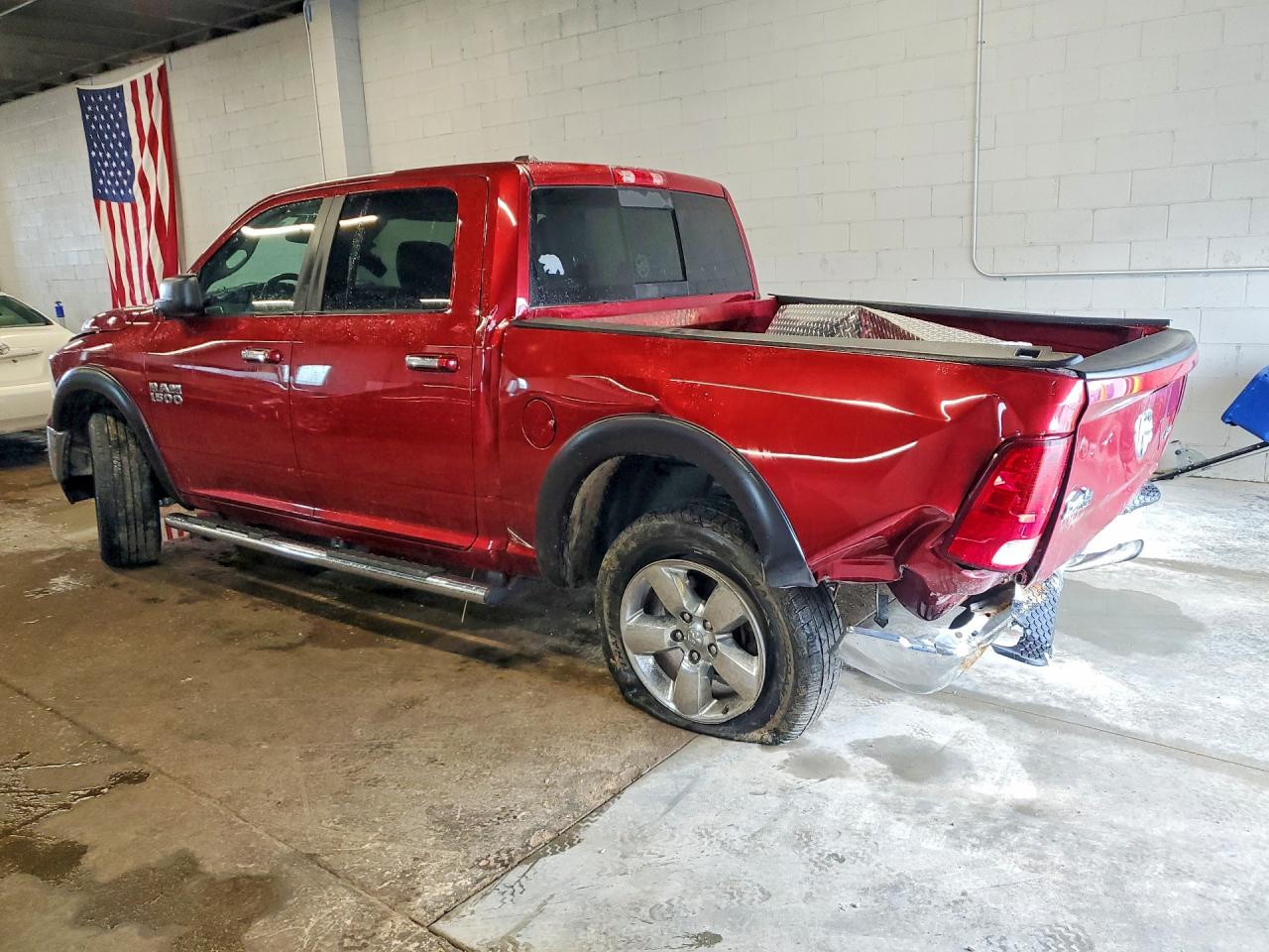 2014 Ram 1500 Slt Red vin: 1C6RR7LG7ES159079
