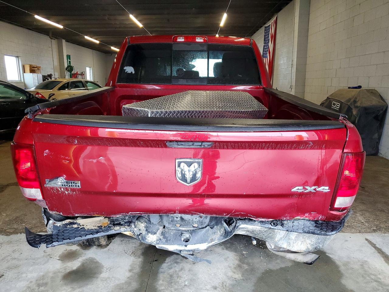 2014 Ram 1500 Slt Red vin: 1C6RR7LG7ES159079