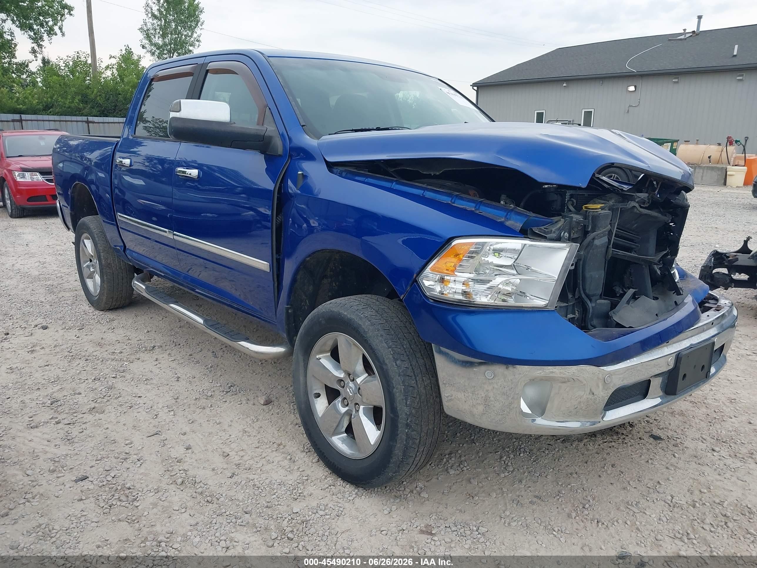 2014 Ram 1500 Big Horn Синий vin: 1C6RR7LG7ES209737