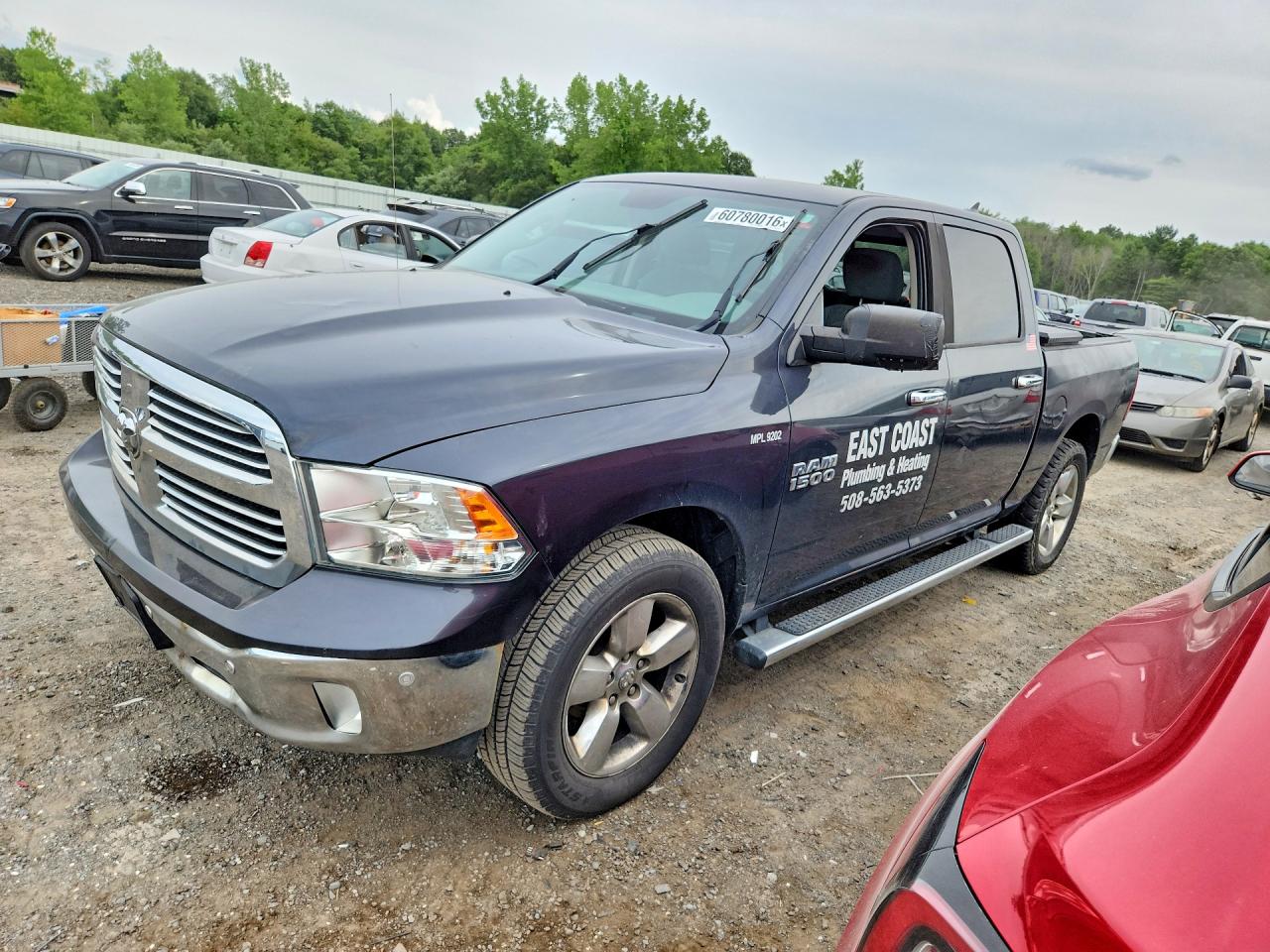 2015 Ram 1500 Slt Угольный vin: 1C6RR7LG7FS672415