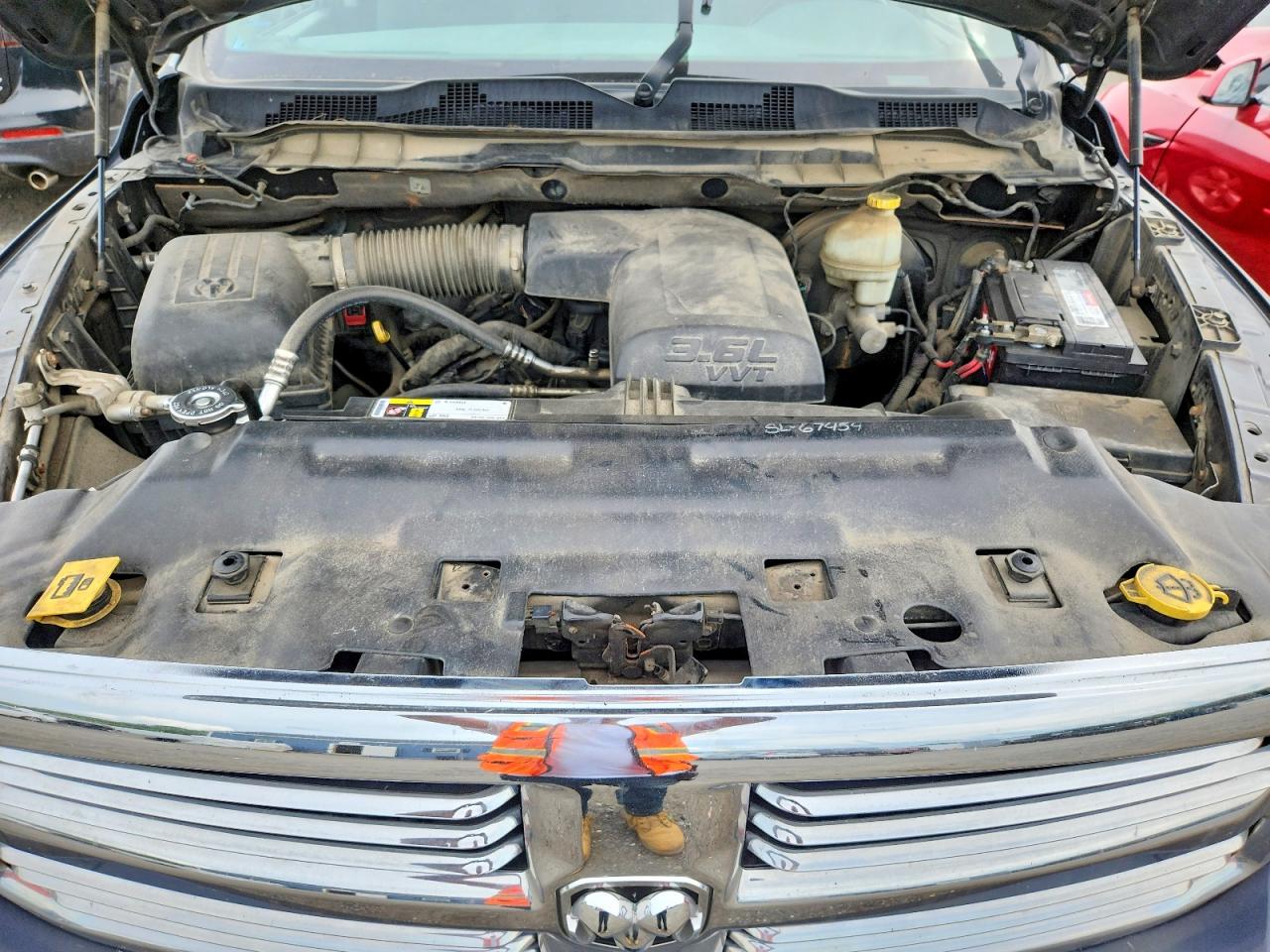 2015 Ram 1500 Slt Charcoal vin: 1C6RR7LG7FS672415