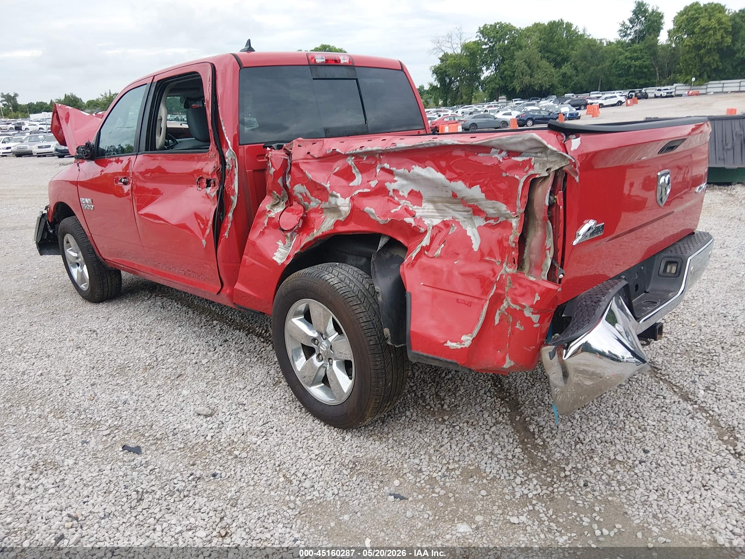 2015 Ram 1500 Big Horn Red vin: 1C6RR7LG7FS713500