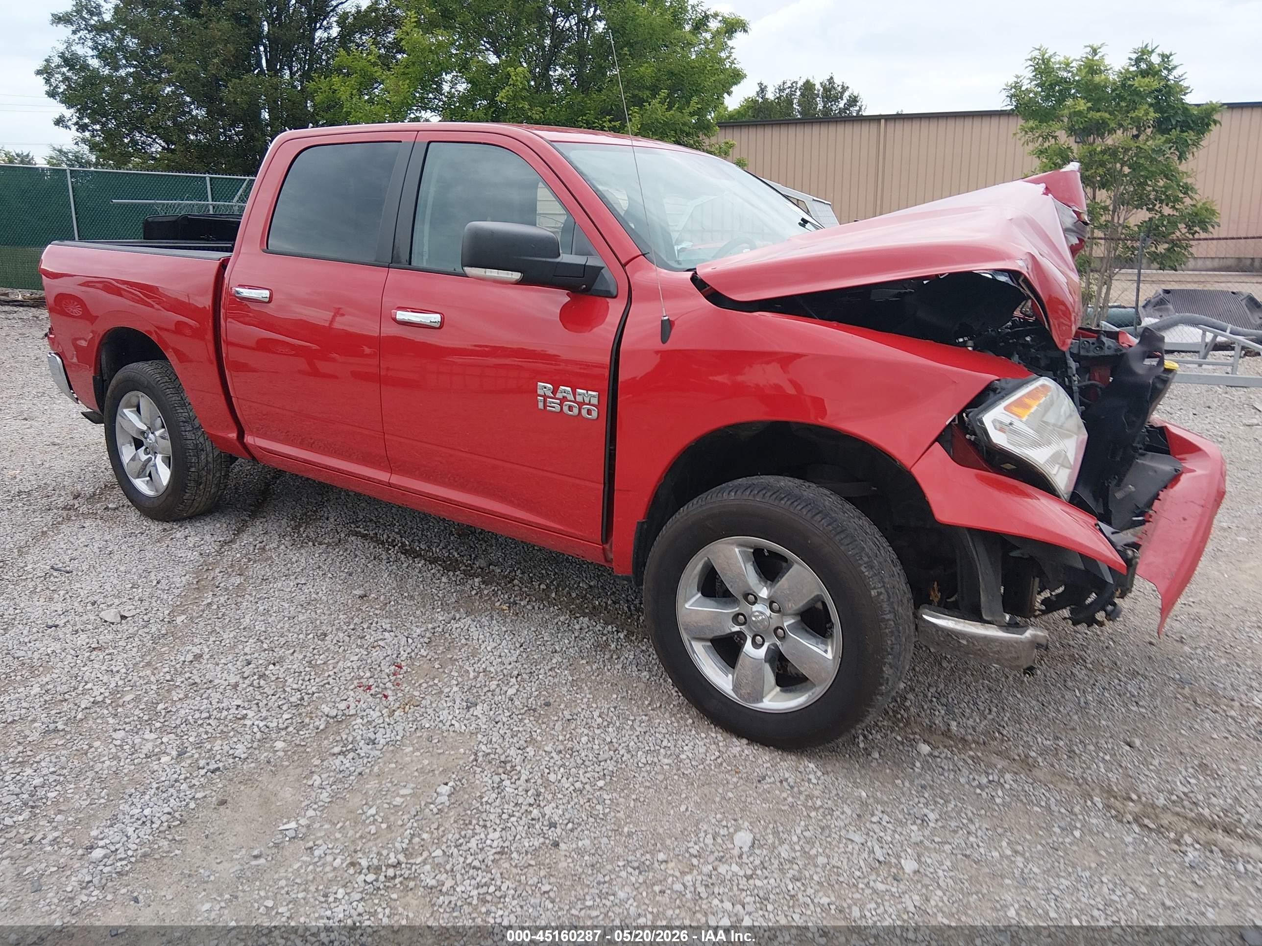 2015 Ram 1500 Big Horn Red vin: 1C6RR7LG7FS713500