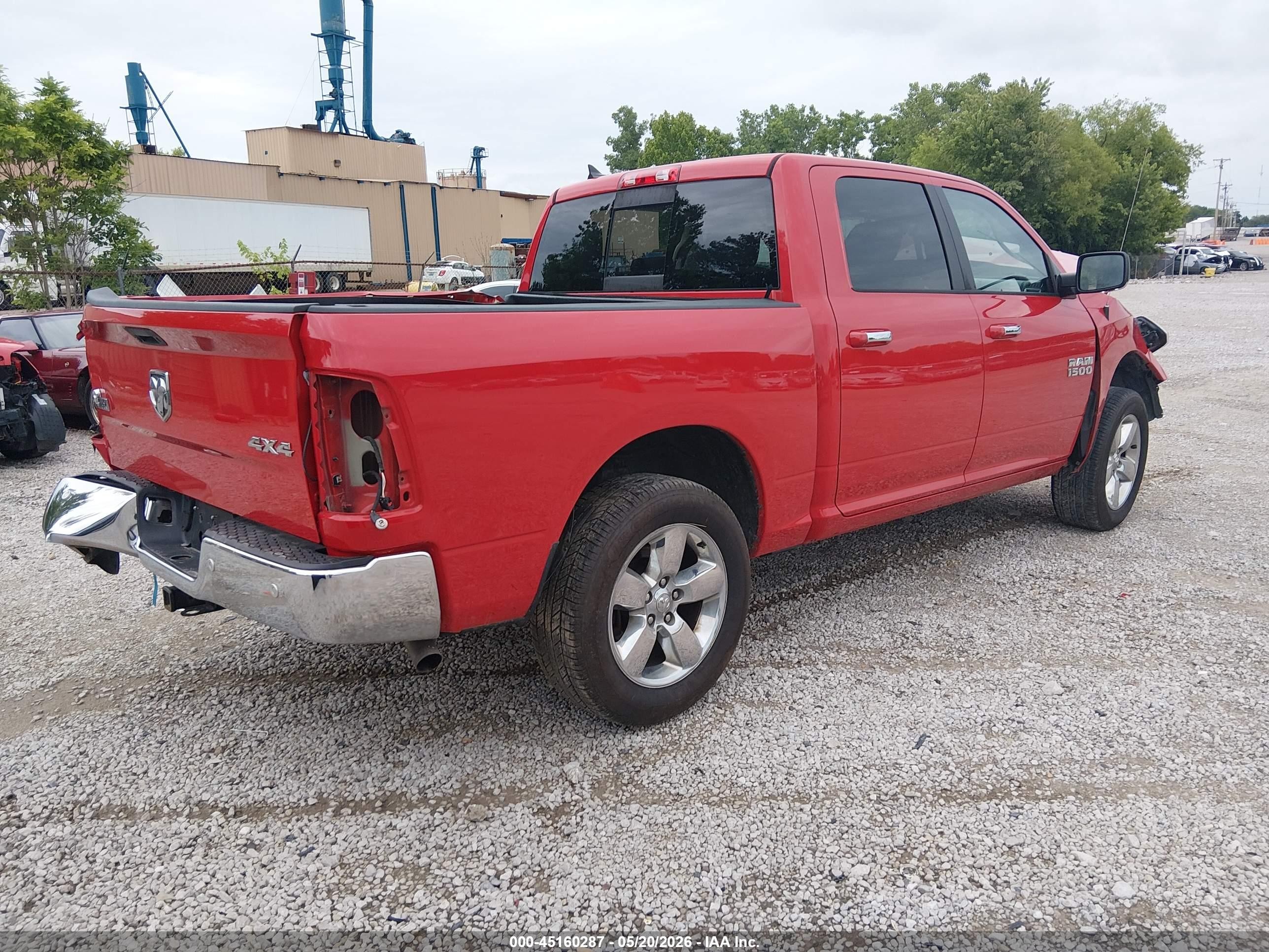 2015 Ram 1500 Big Horn Red vin: 1C6RR7LG7FS713500