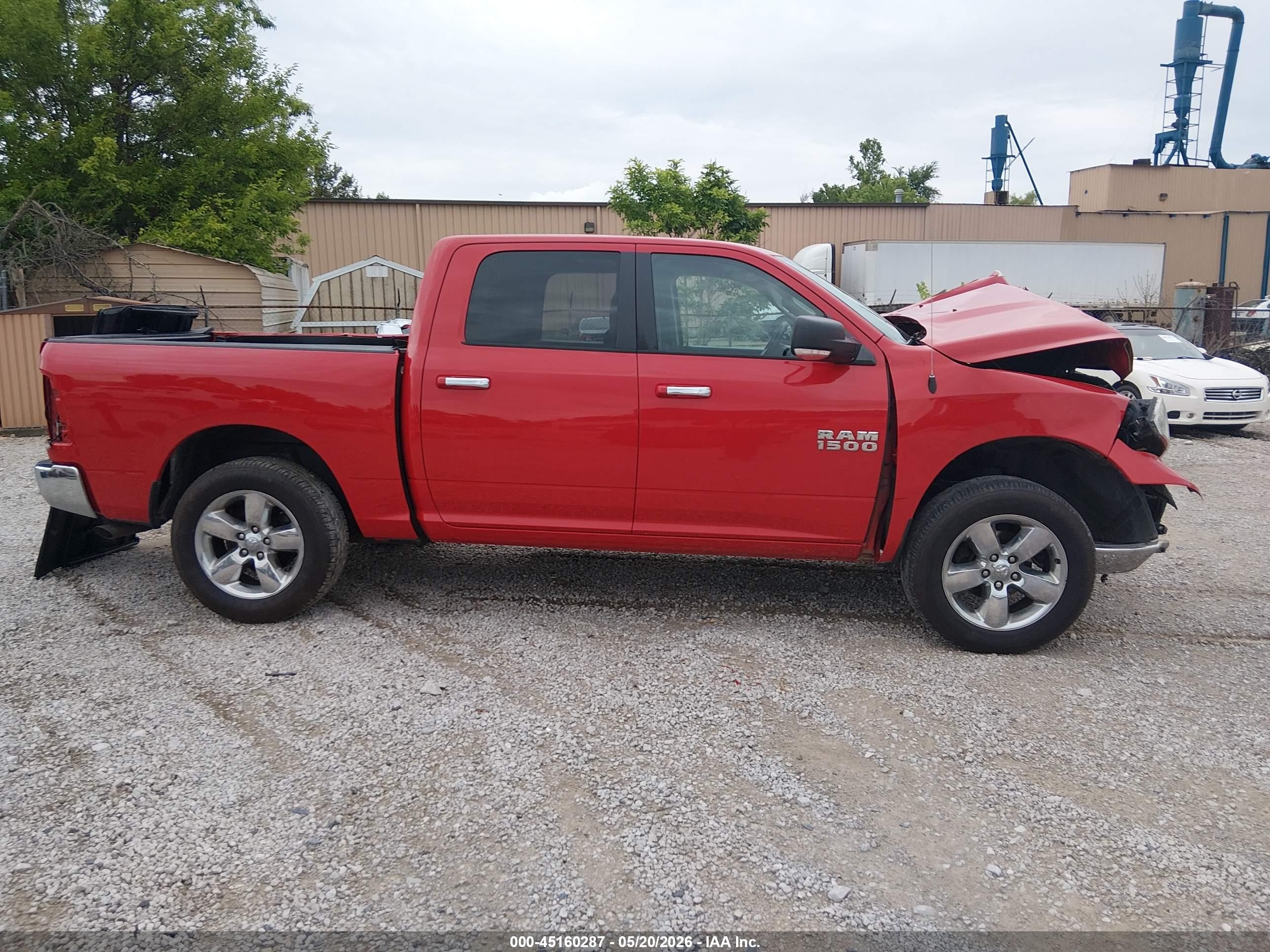 2015 Ram 1500 Big Horn Red vin: 1C6RR7LG7FS713500
