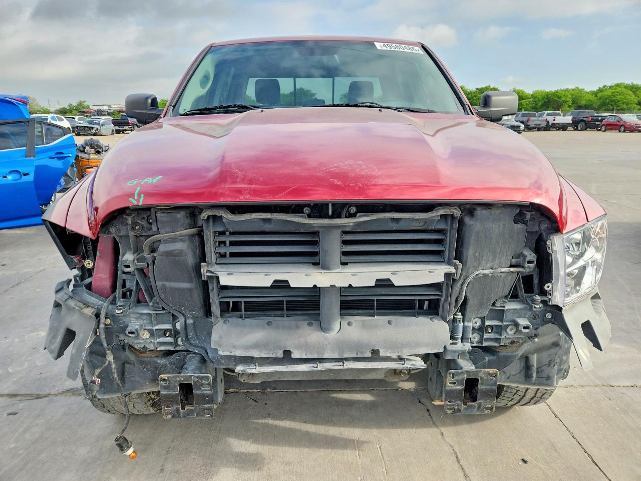 2015 Ram 1500 Slt Red vin: 1C6RR7LG7FS741152