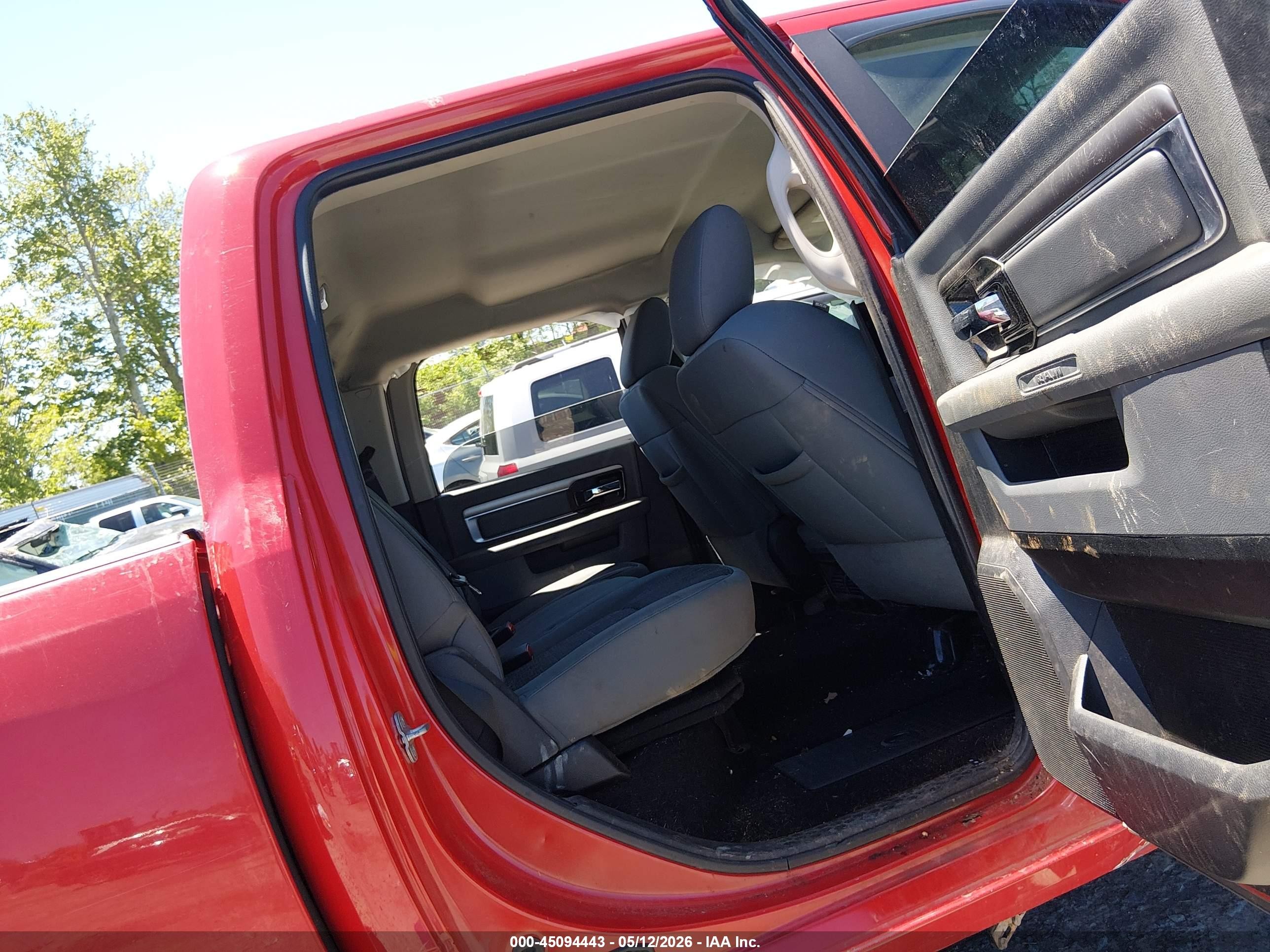 2014 Ram 1500 Big Horn Red vin: 1C6RR7LG8ES106343