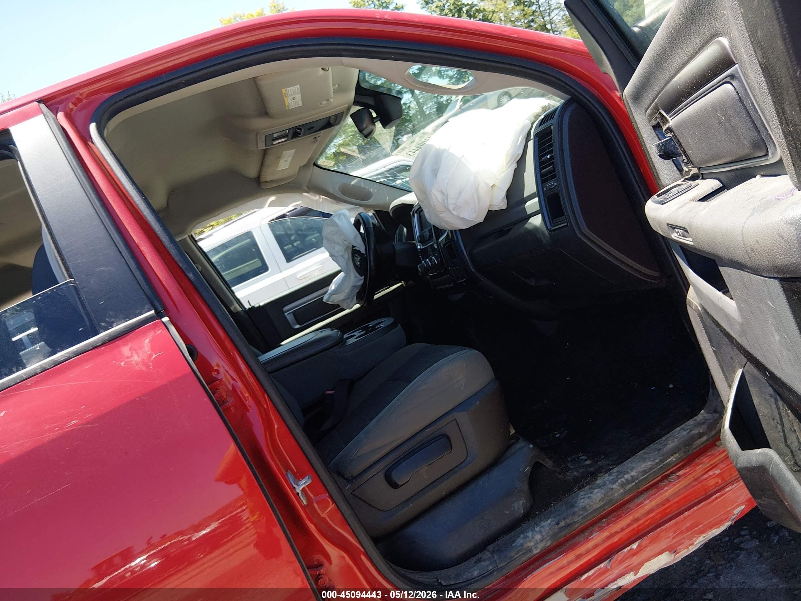 2014 Ram 1500 Big Horn Red vin: 1C6RR7LG8ES106343