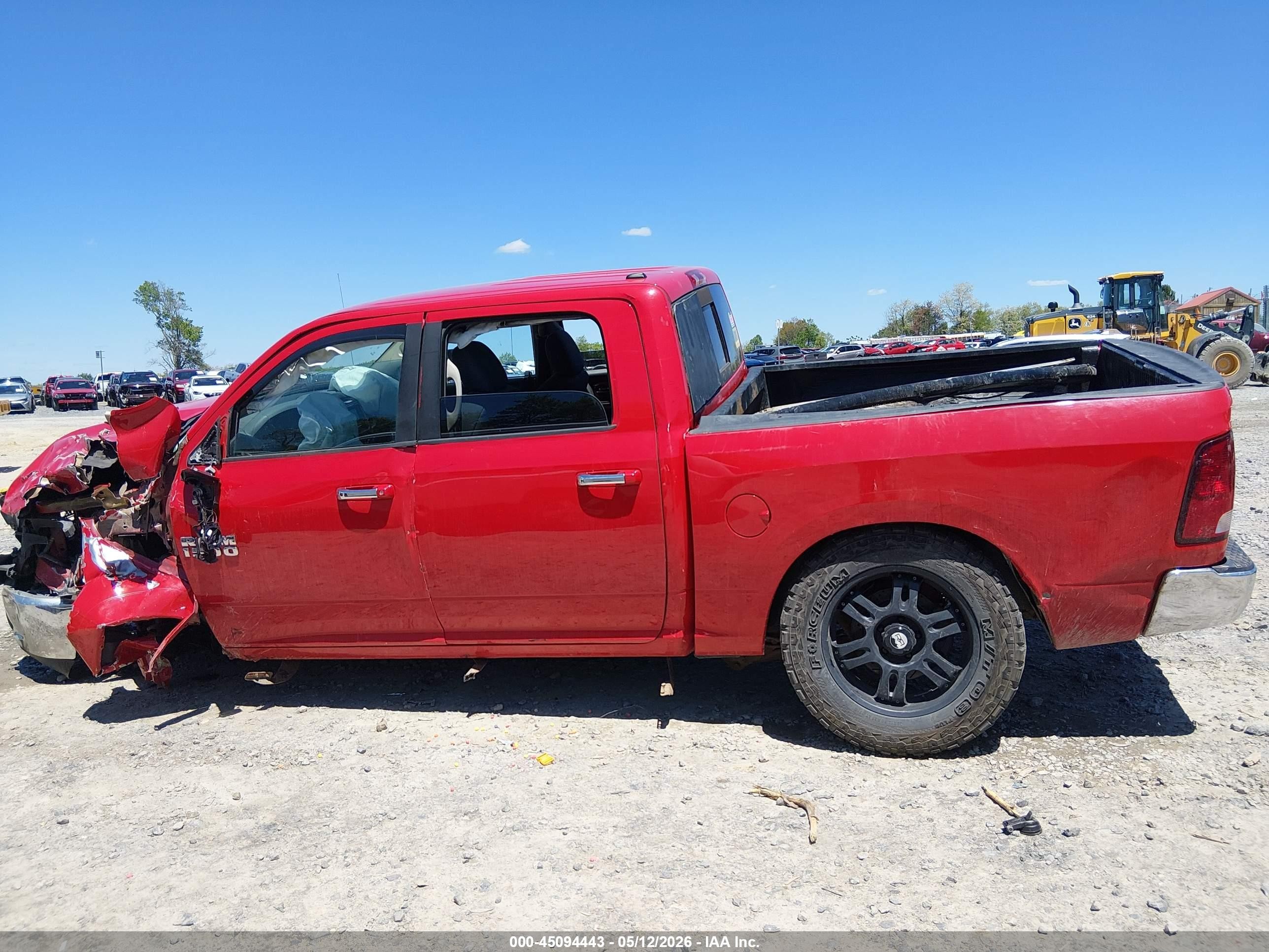 2014 Ram 1500 Big Horn Red vin: 1C6RR7LG8ES106343