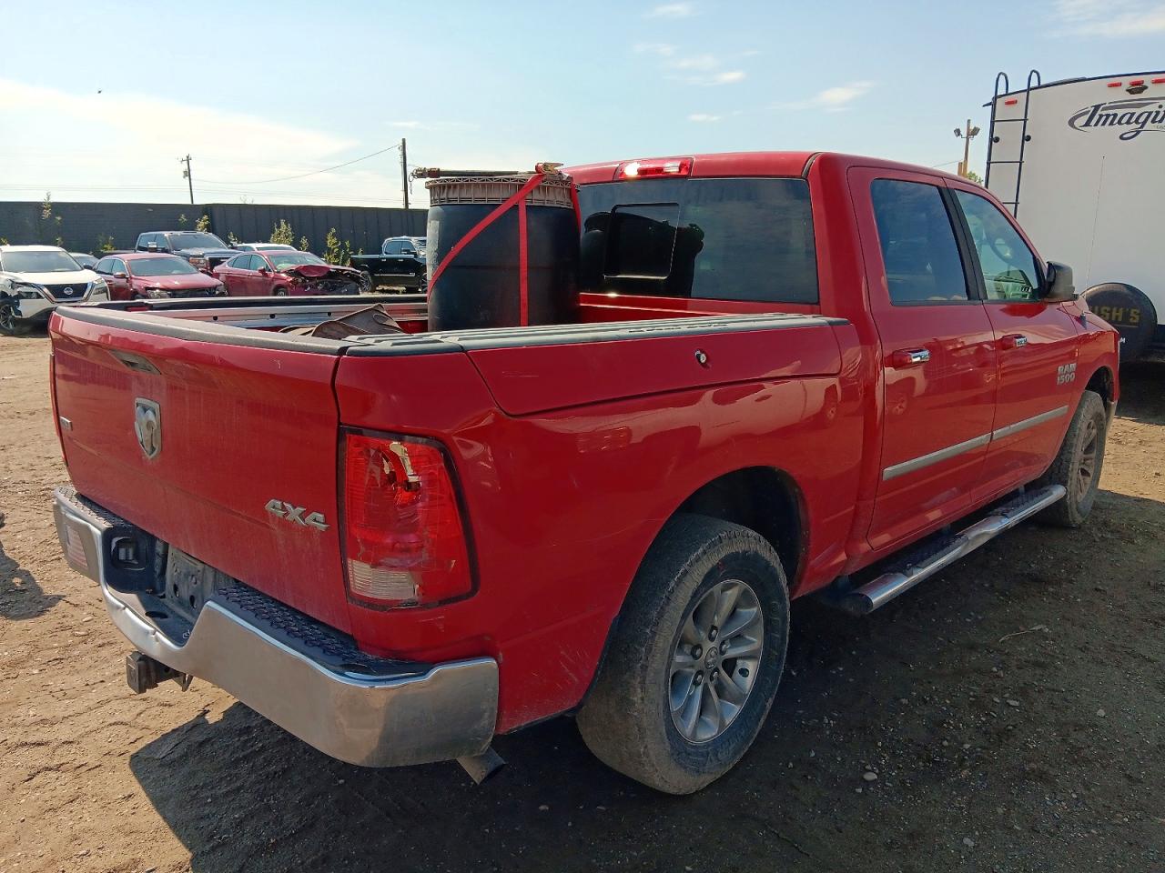2014 Ram 1500 Slt Красный vin: 1C6RR7LG8ES120520