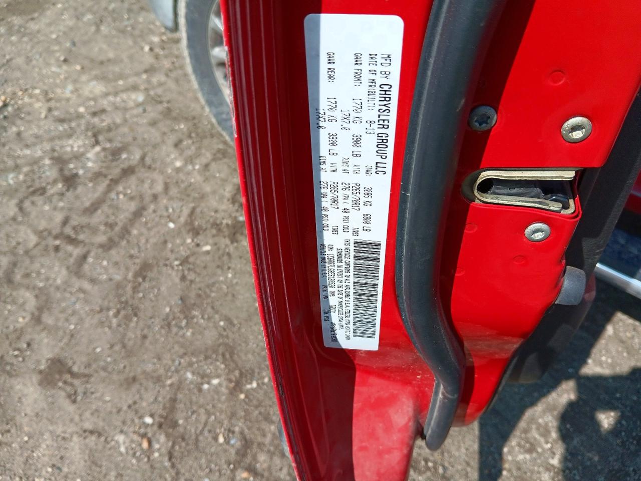 2014 Ram 1500 Slt Красный vin: 1C6RR7LG8ES120520