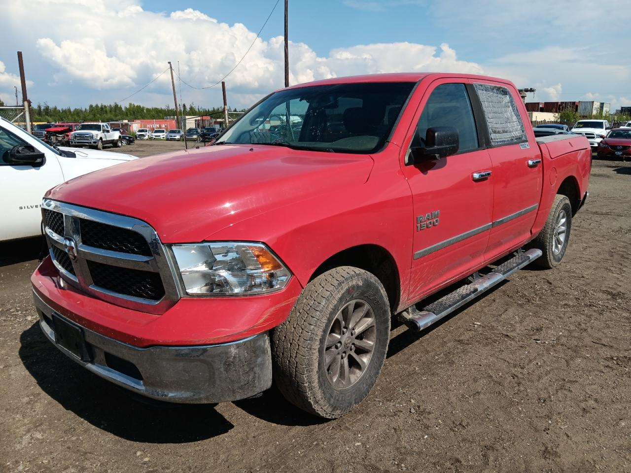 2014 Ram 1500 Slt Красный vin: 1C6RR7LG8ES120520 Damage: Front Bumper Cover Upper, Broken, Replacement Required