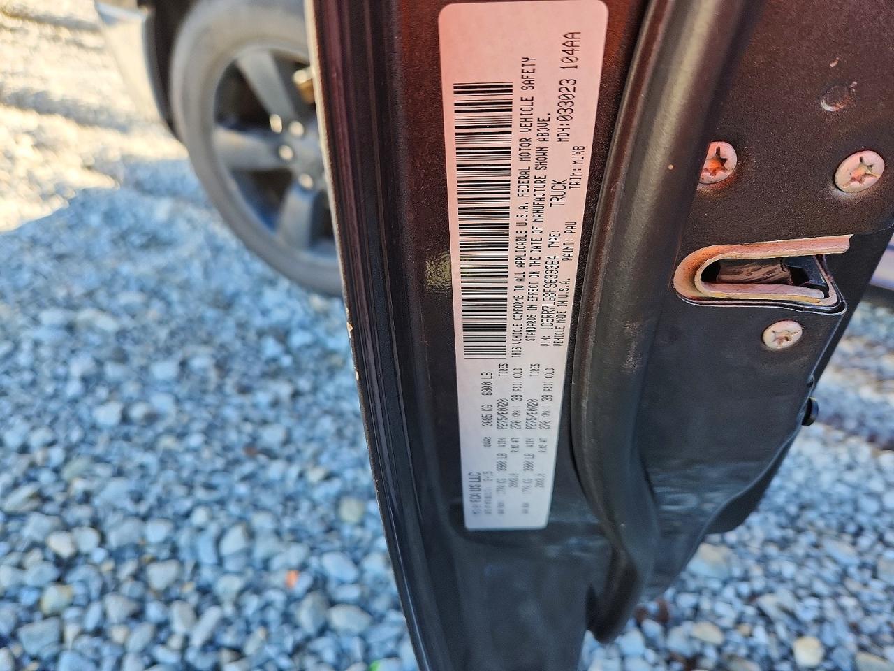 2015 Ram 1500 Slt Gray vin: 1C6RR7LG8FS633364