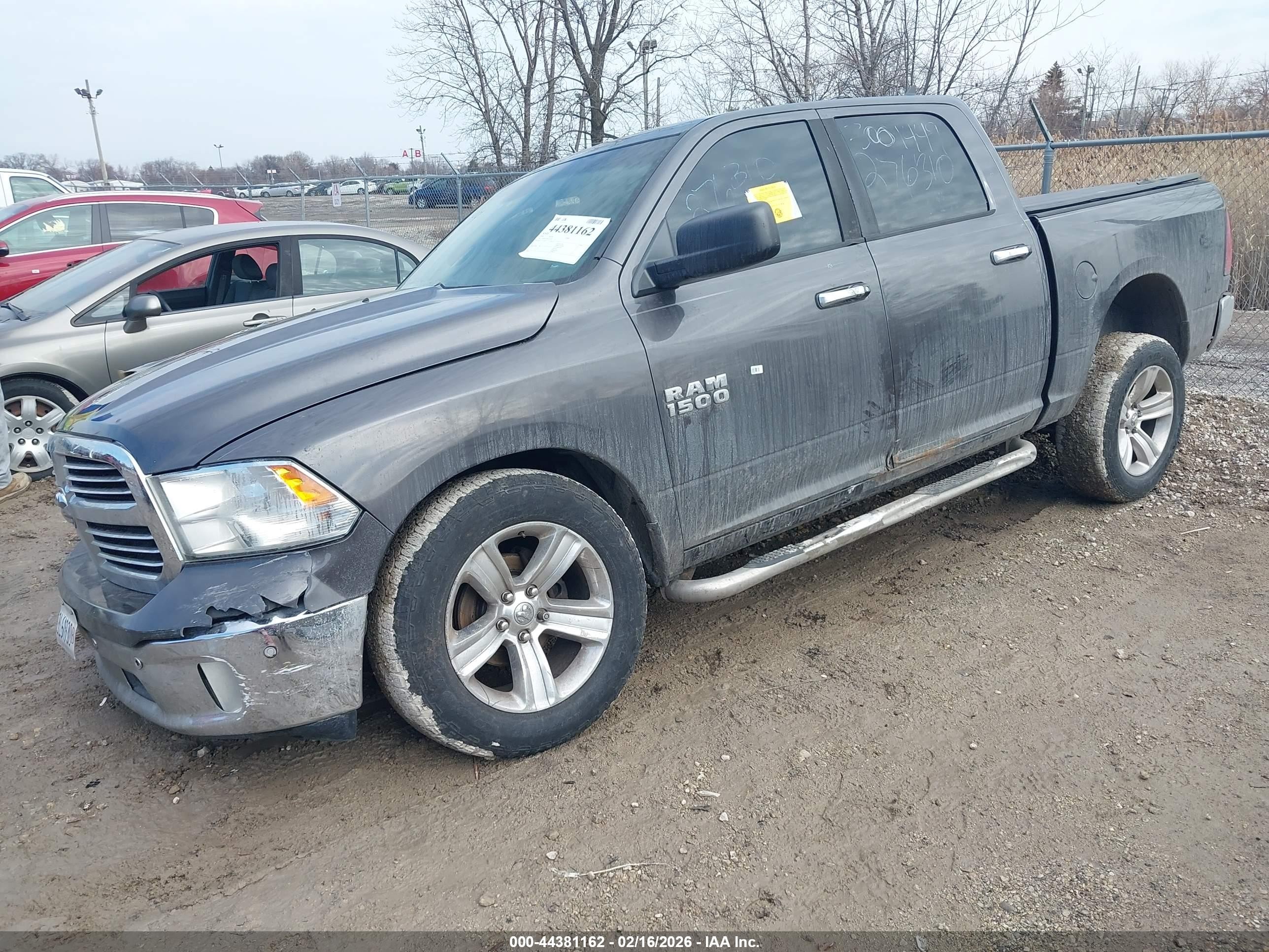 2014 Ram 1500 Gray vin: 1C6RR7LG9ES276310