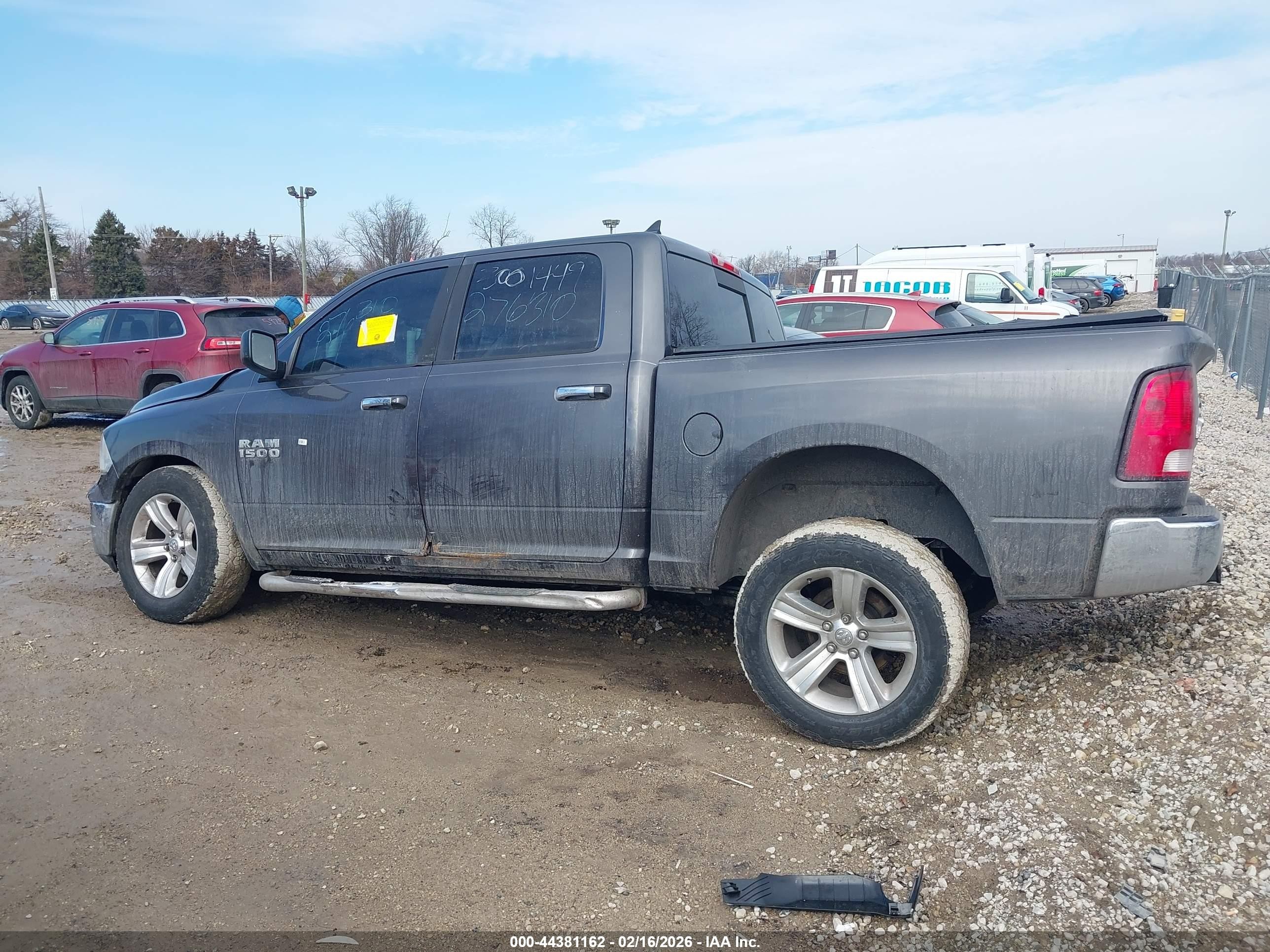 2014 Ram 1500 Gray vin: 1C6RR7LG9ES276310