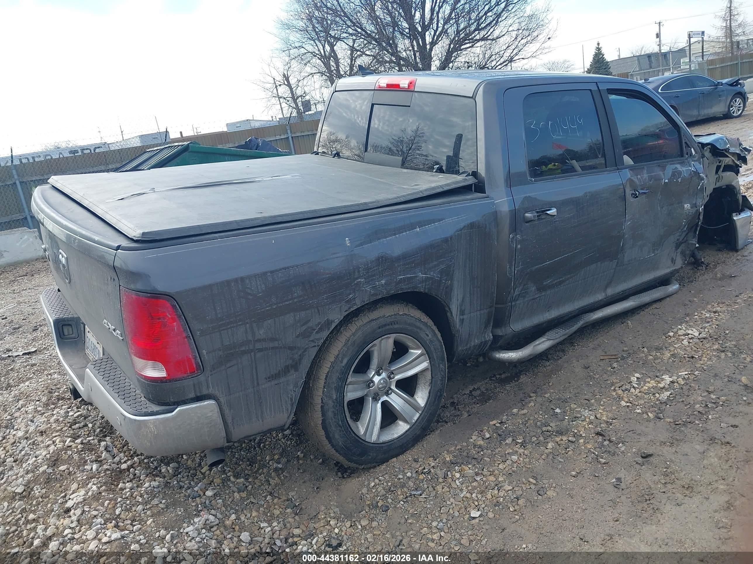 2014 Ram 1500 Gray vin: 1C6RR7LG9ES276310