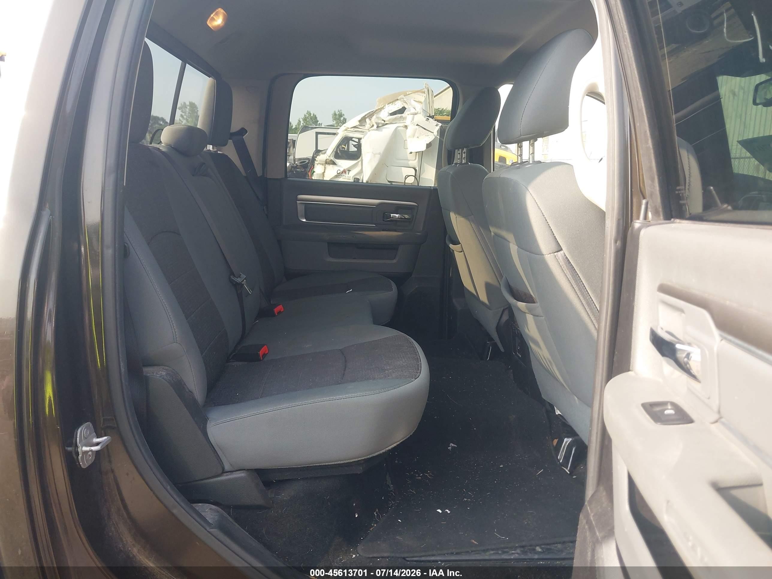 2014 Ram 1500 Big Horn Черный vin: 1C6RR7LG9ES281684