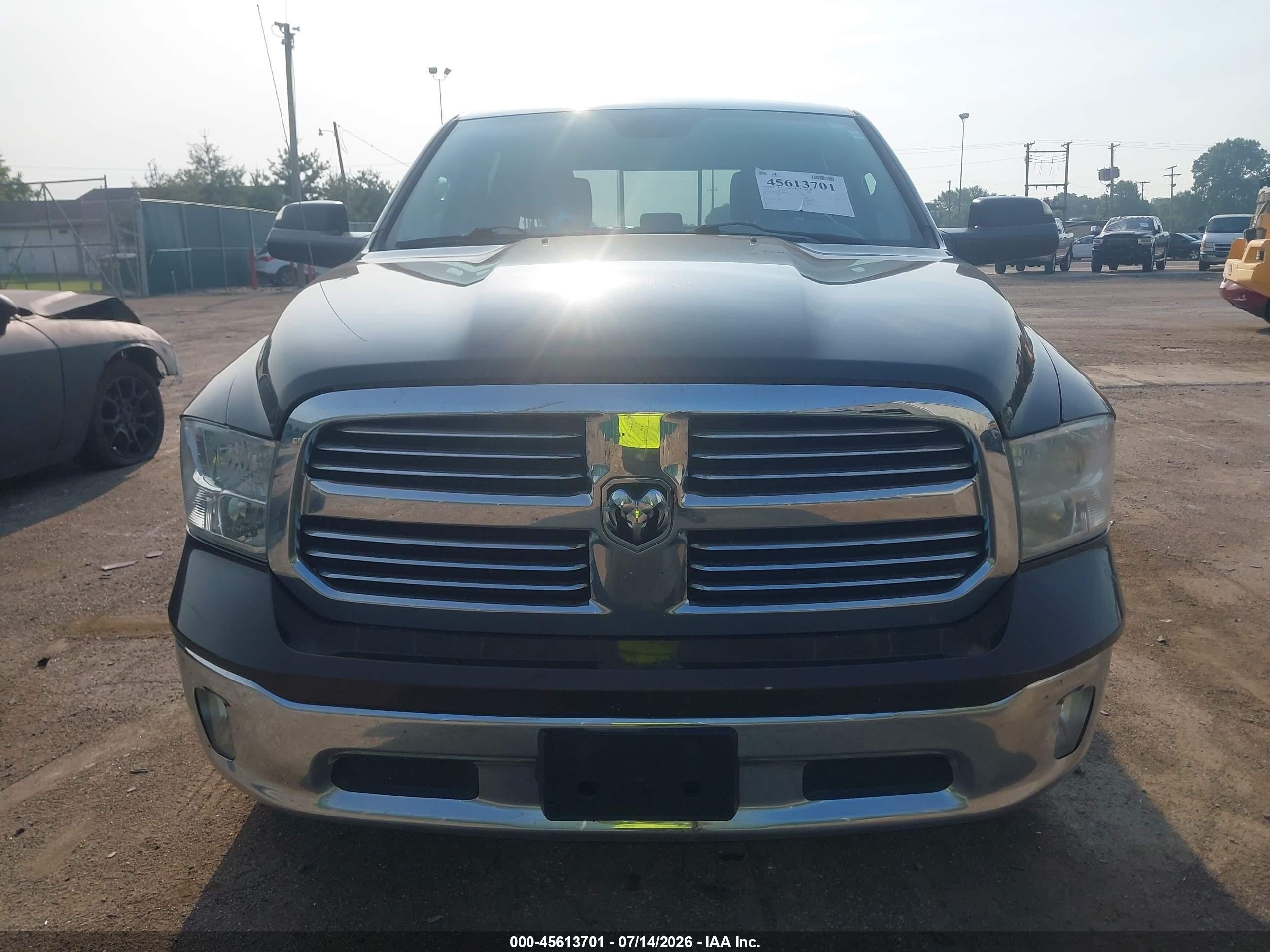2014 Ram 1500 Big Horn Черный vin: 1C6RR7LG9ES281684
