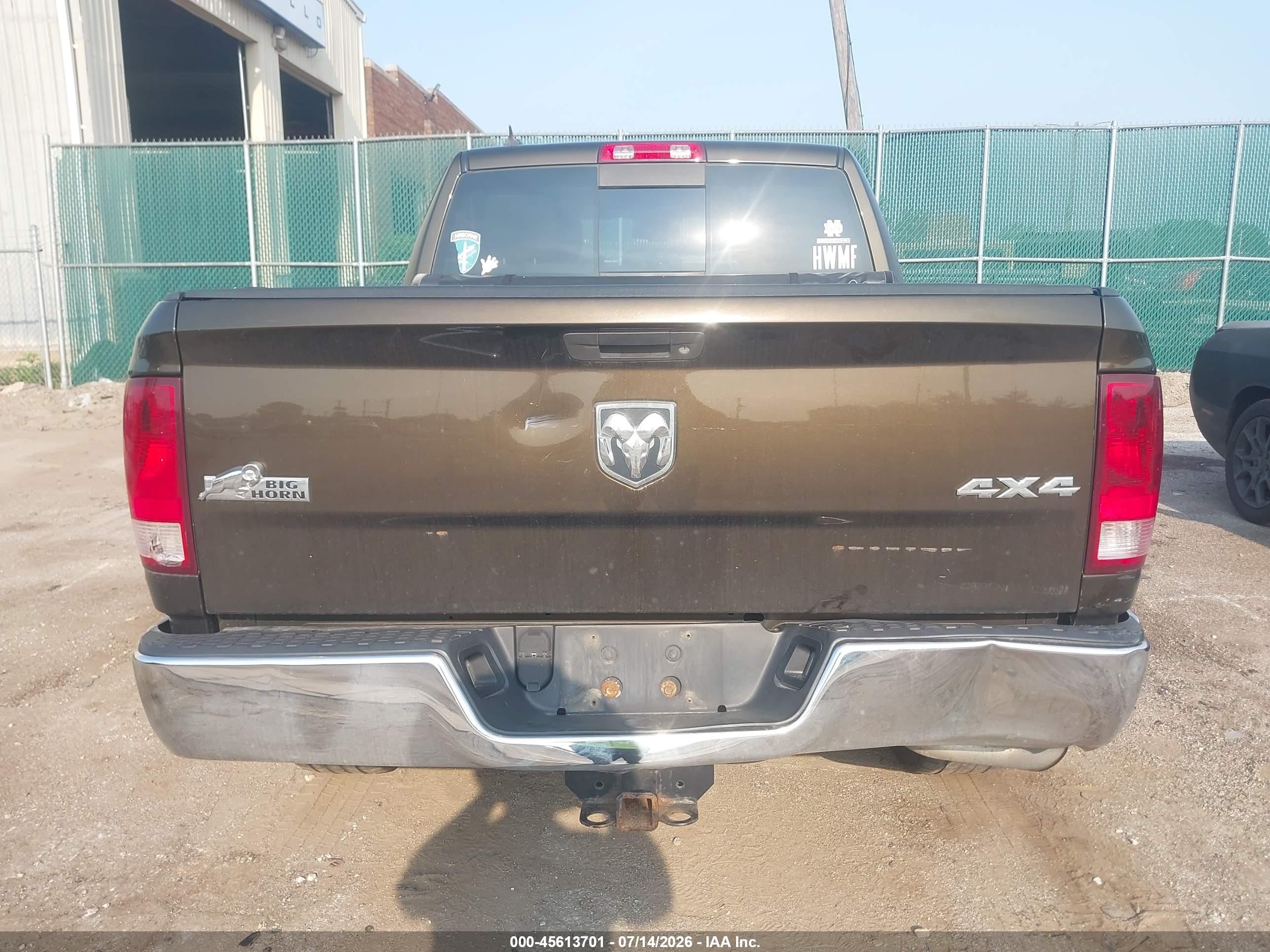 2014 Ram 1500 Big Horn Черный vin: 1C6RR7LG9ES281684