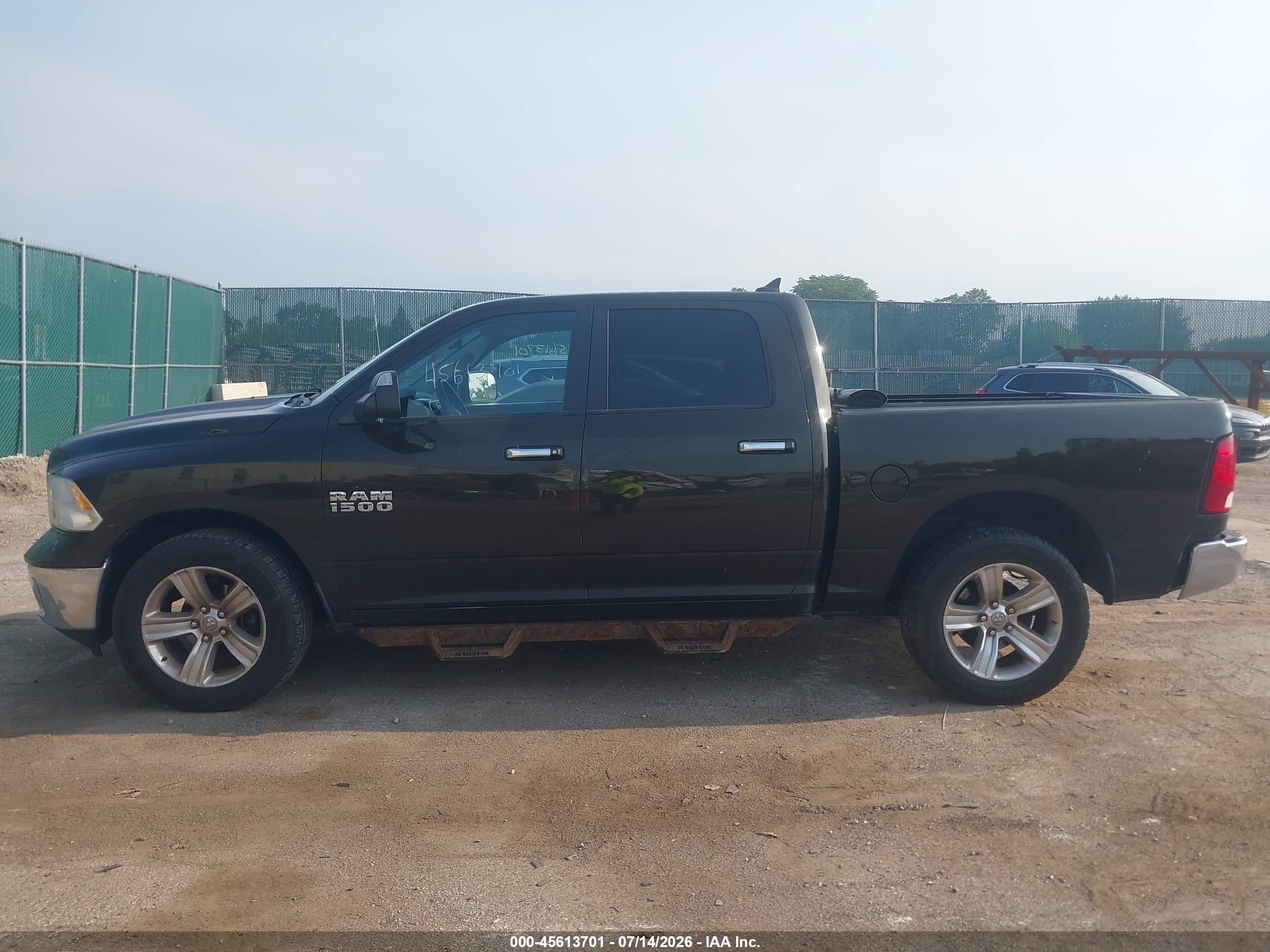 2014 Ram 1500 Big Horn Черный vin: 1C6RR7LG9ES281684