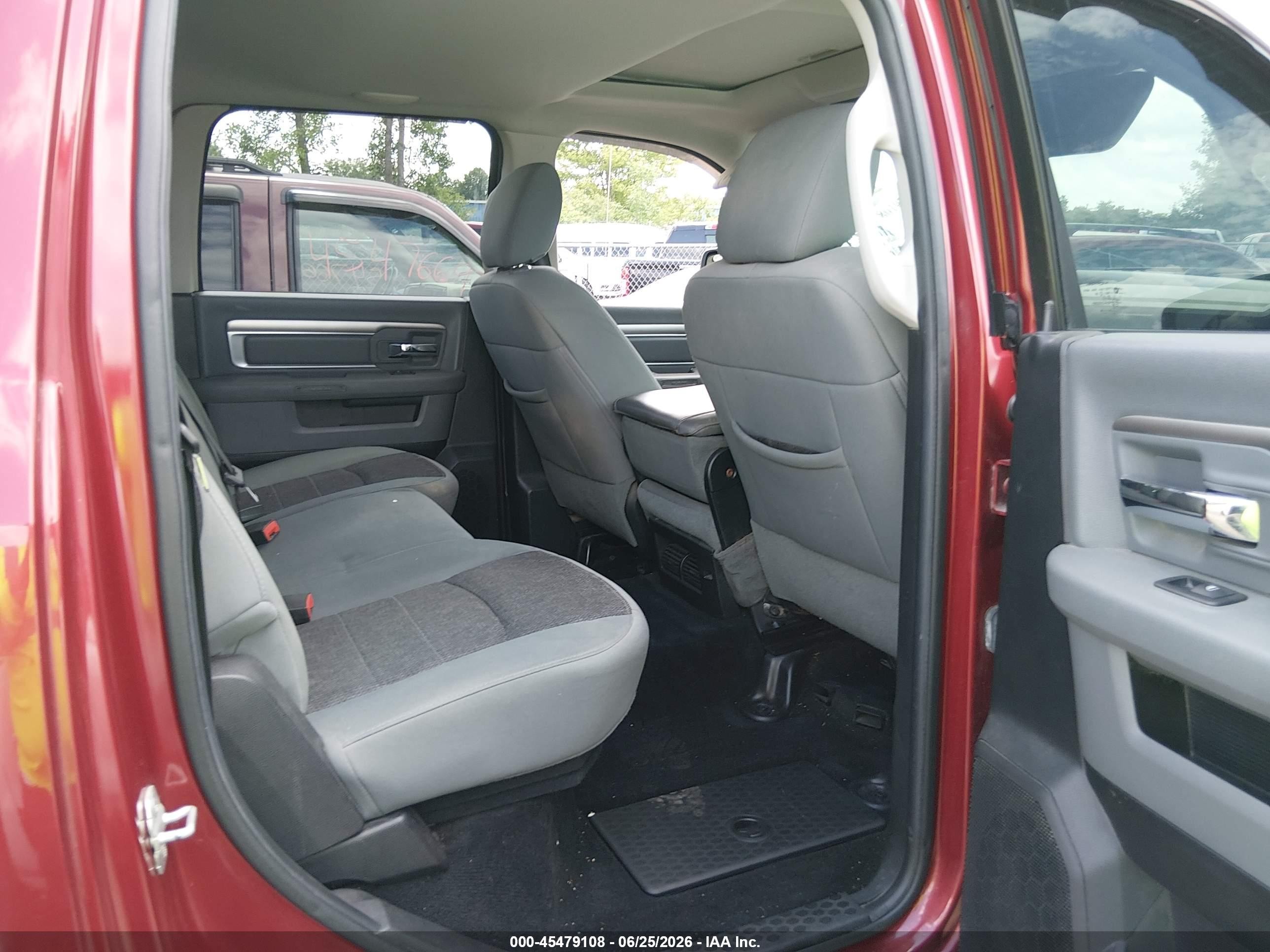 2014 Ram 1500 Big Horn Red vin: 1C6RR7LG9ES344296