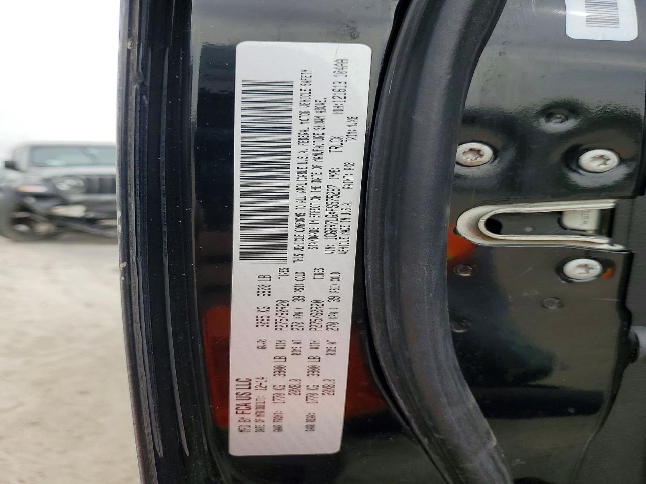 2015 Ram 1500 Slt Black vin: 1C6RR7LGXFS575287