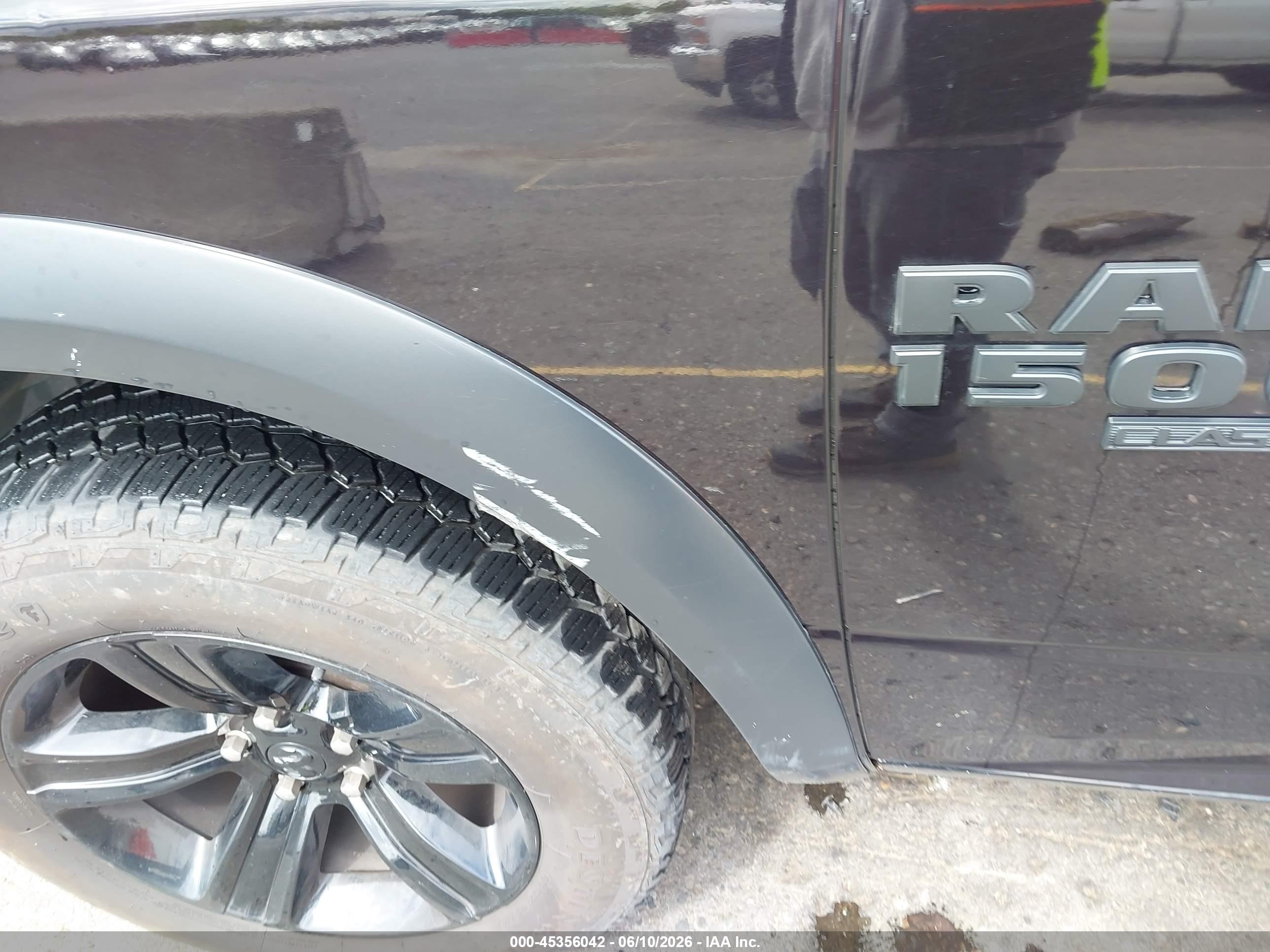 2024 Ram 1500 Classic Warlock  4x4 5'7 Box Черный vin: 1C6RR7LGXRS157753