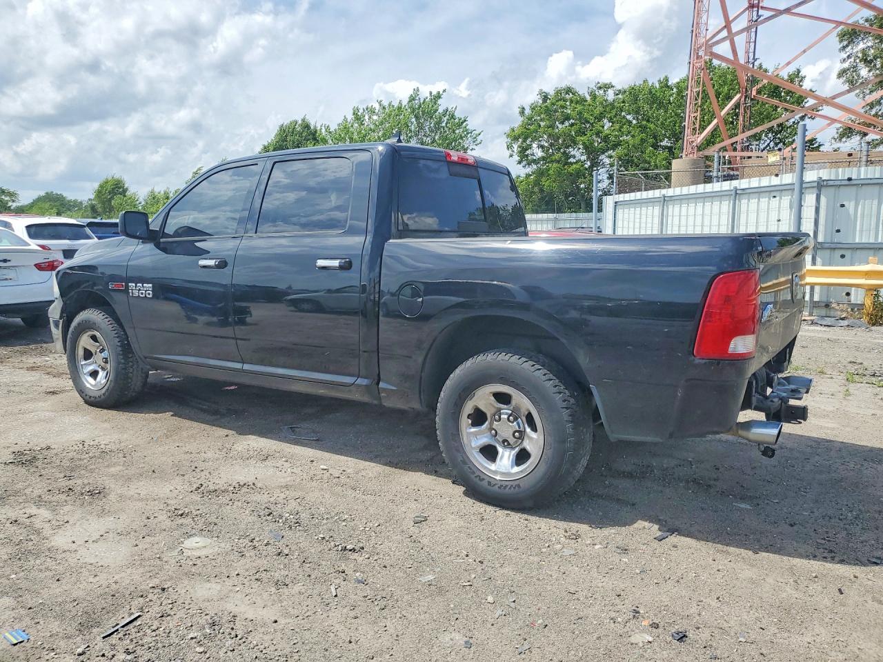 2015 Ram 1500 Slt Black vin: 1C6RR7LM0FS544927