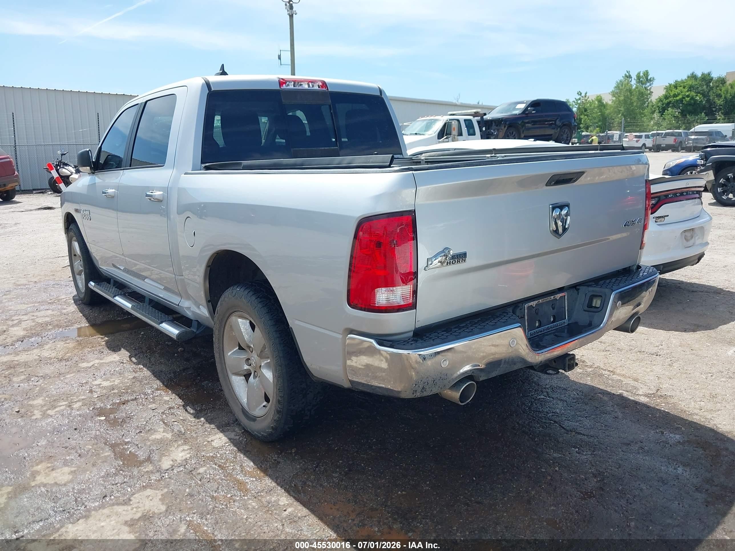 2015 Ram 1500 Big Horn Серебряный vin: 1C6RR7LM0FS712243