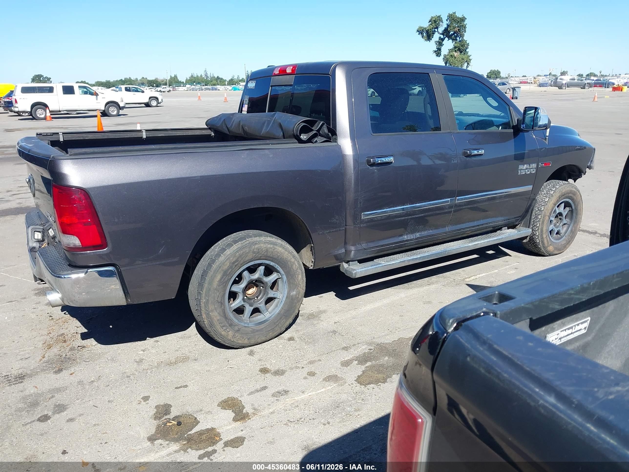 2015 Ram 1500 Slt Black vin: 1C6RR7LM2FS606800