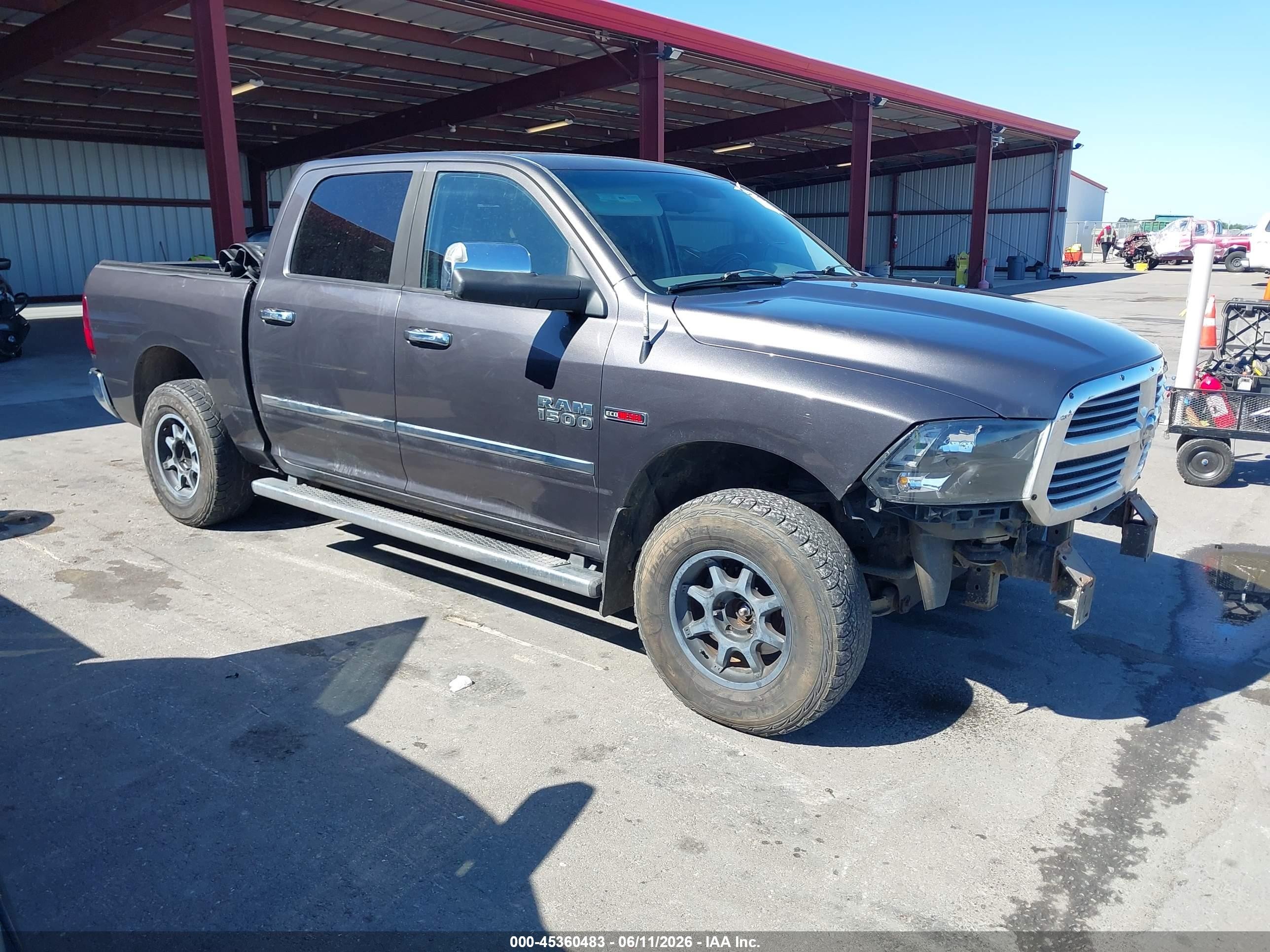 2015 Ram 1500 Slt Black vin: 1C6RR7LM2FS606800