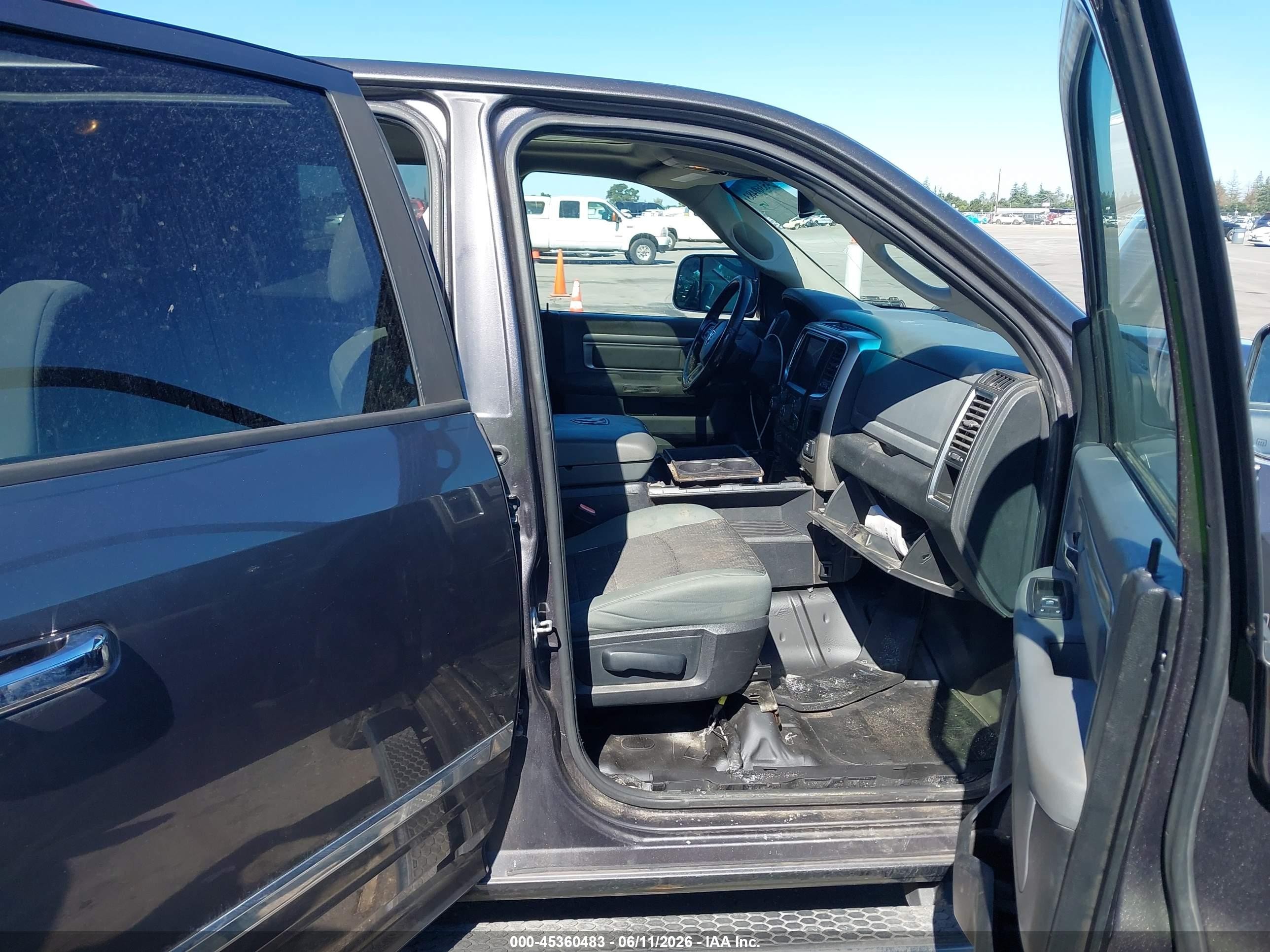 2015 Ram 1500 Slt Black vin: 1C6RR7LM2FS606800