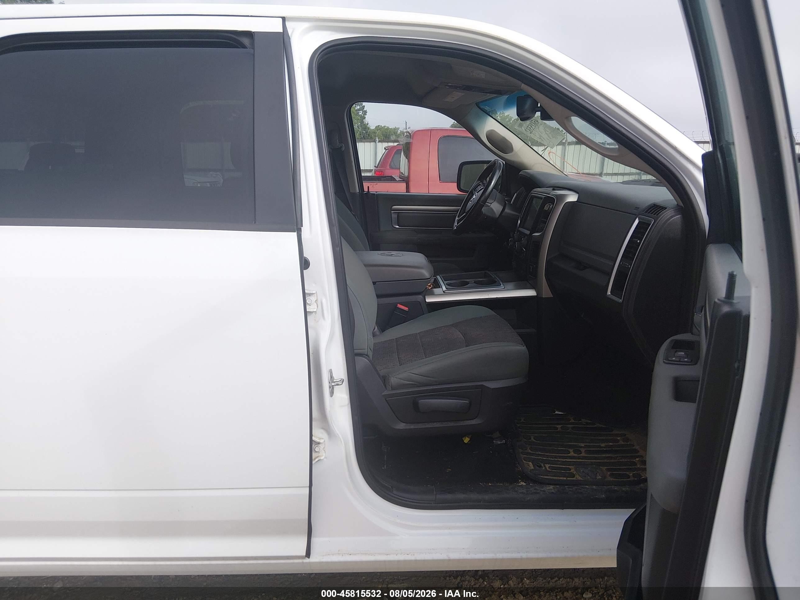 2015 Ram 1500 Big Horn White vin: 1C6RR7LM2FS679746