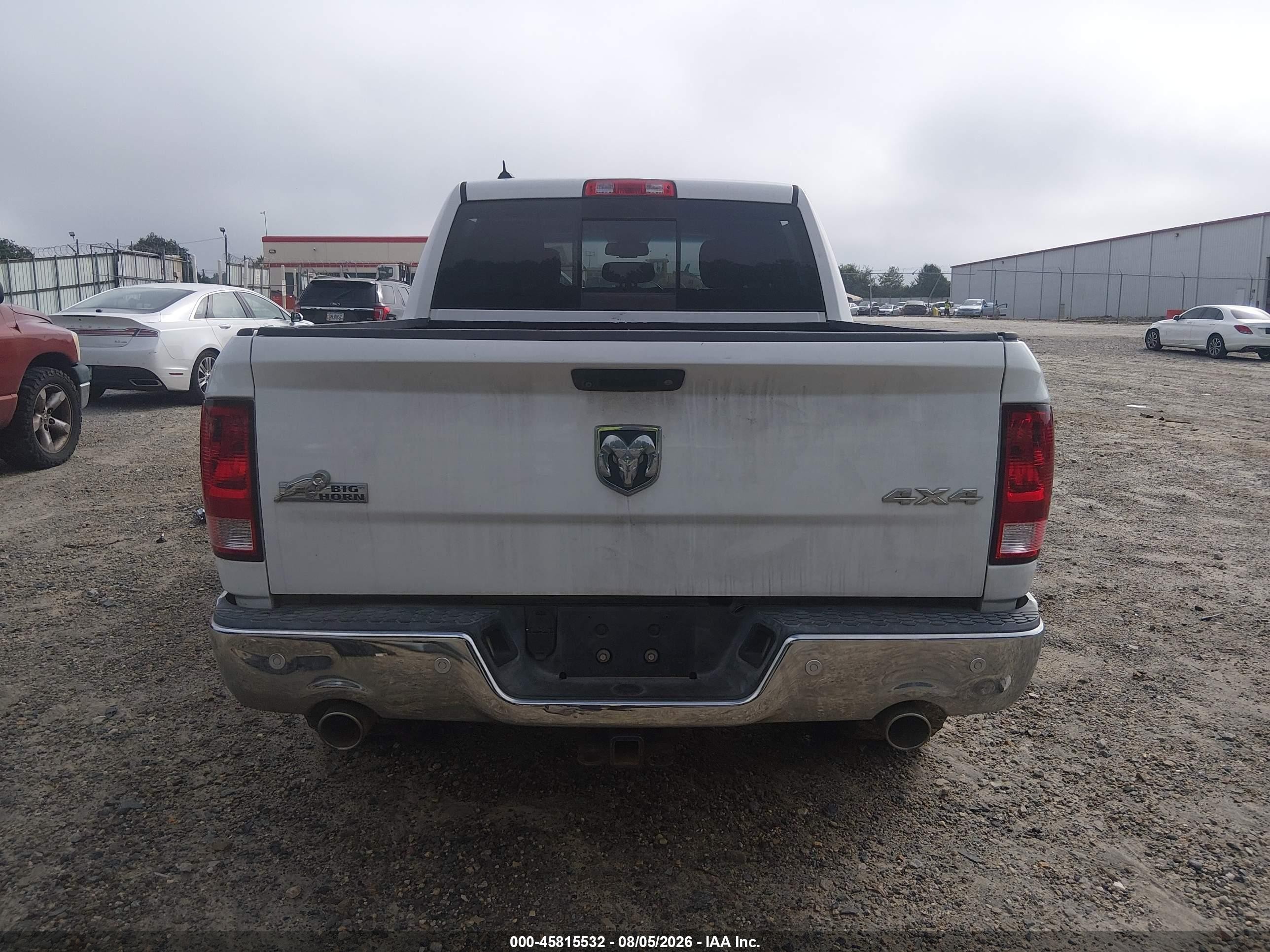 2015 Ram 1500 Big Horn White vin: 1C6RR7LM2FS679746