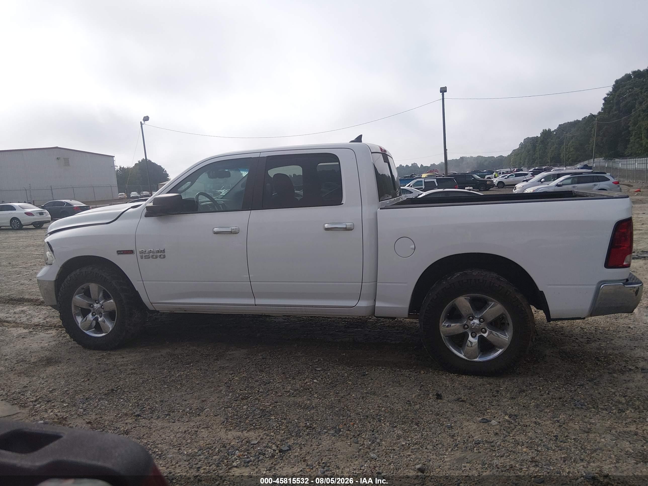 2015 Ram 1500 Big Horn White vin: 1C6RR7LM2FS679746